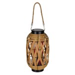 Regal Art & Gift Wicker Solar Lantern - Tubular Shape