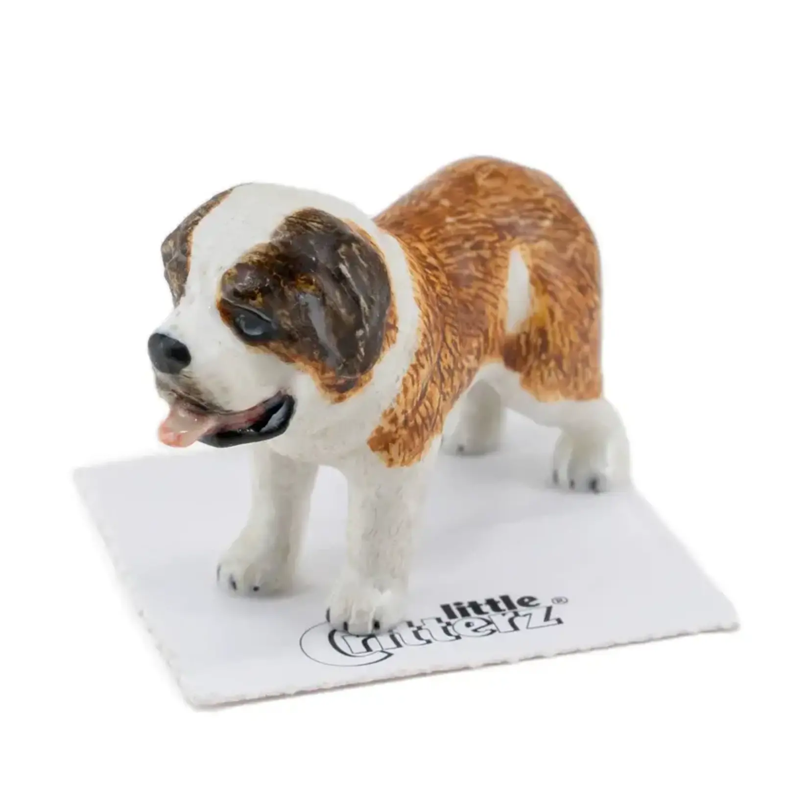 Little Critterz Saint Bernard "Barry" - miniature porcelain figurine