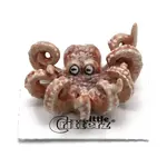 Little Critterz Octopus "Jet" - miniature porcelain figurine