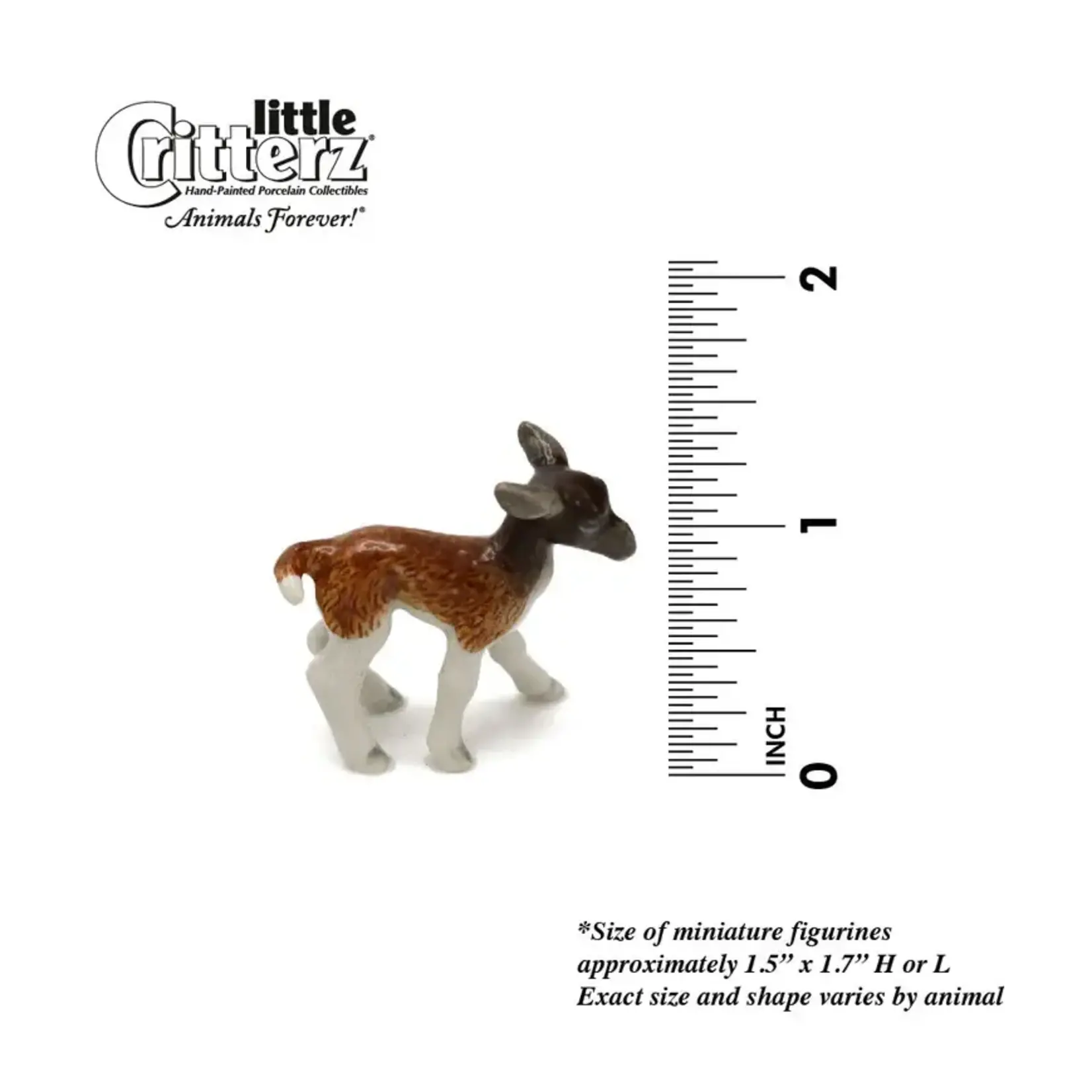 Little Critterz Llama"Inca" - miniature porcelain figurine