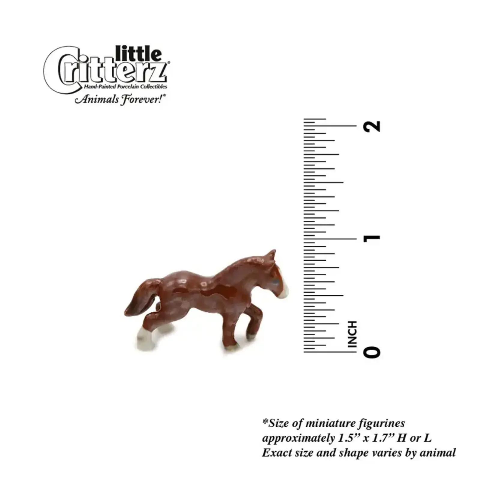 Little Critterz Chestnut Thoroughbred