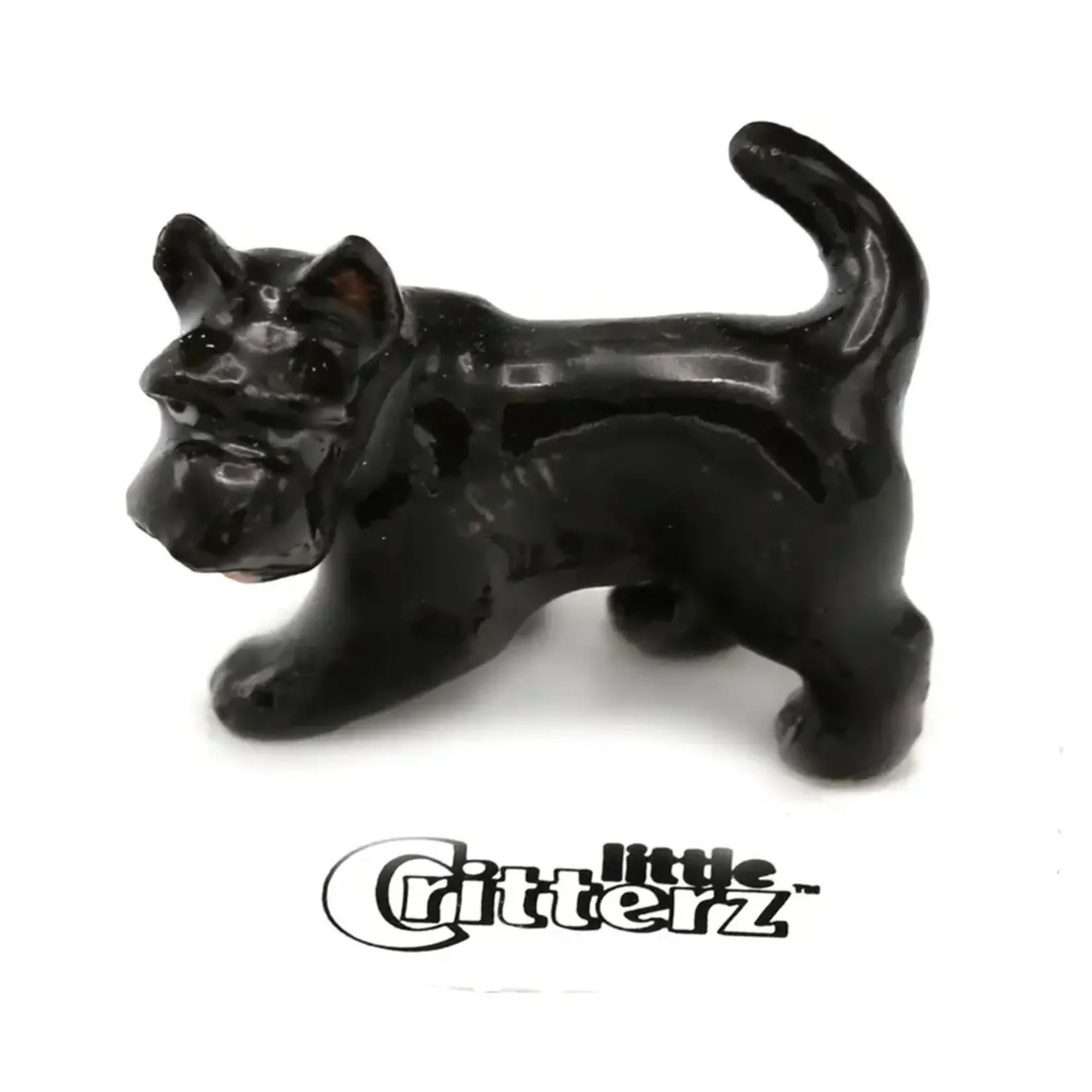 Little Critterz Skye Black Scottish Terrier Miniature Figure