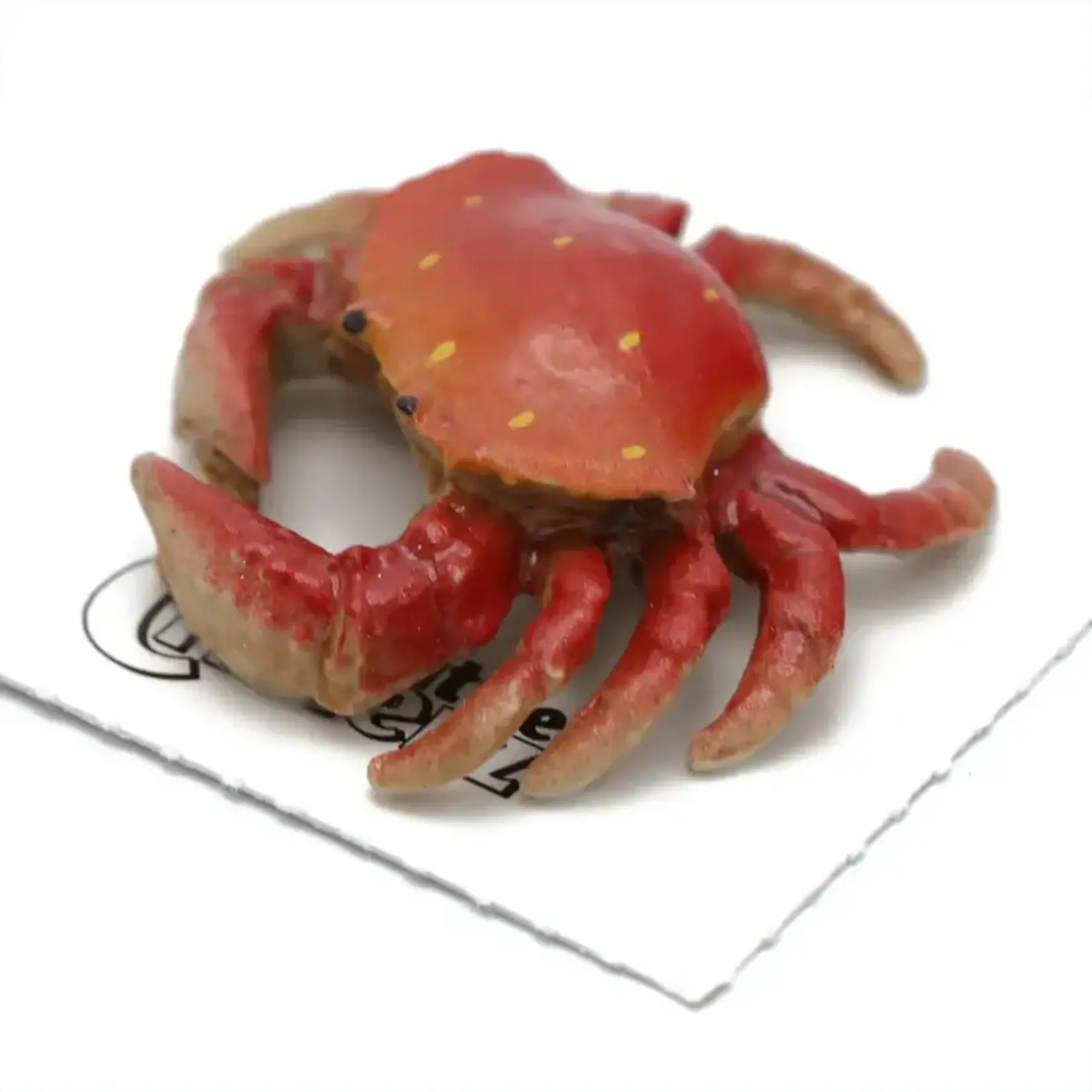 Little Critterz Crab - Dungeness Crab "Angeles" - miniature porcelain figurine