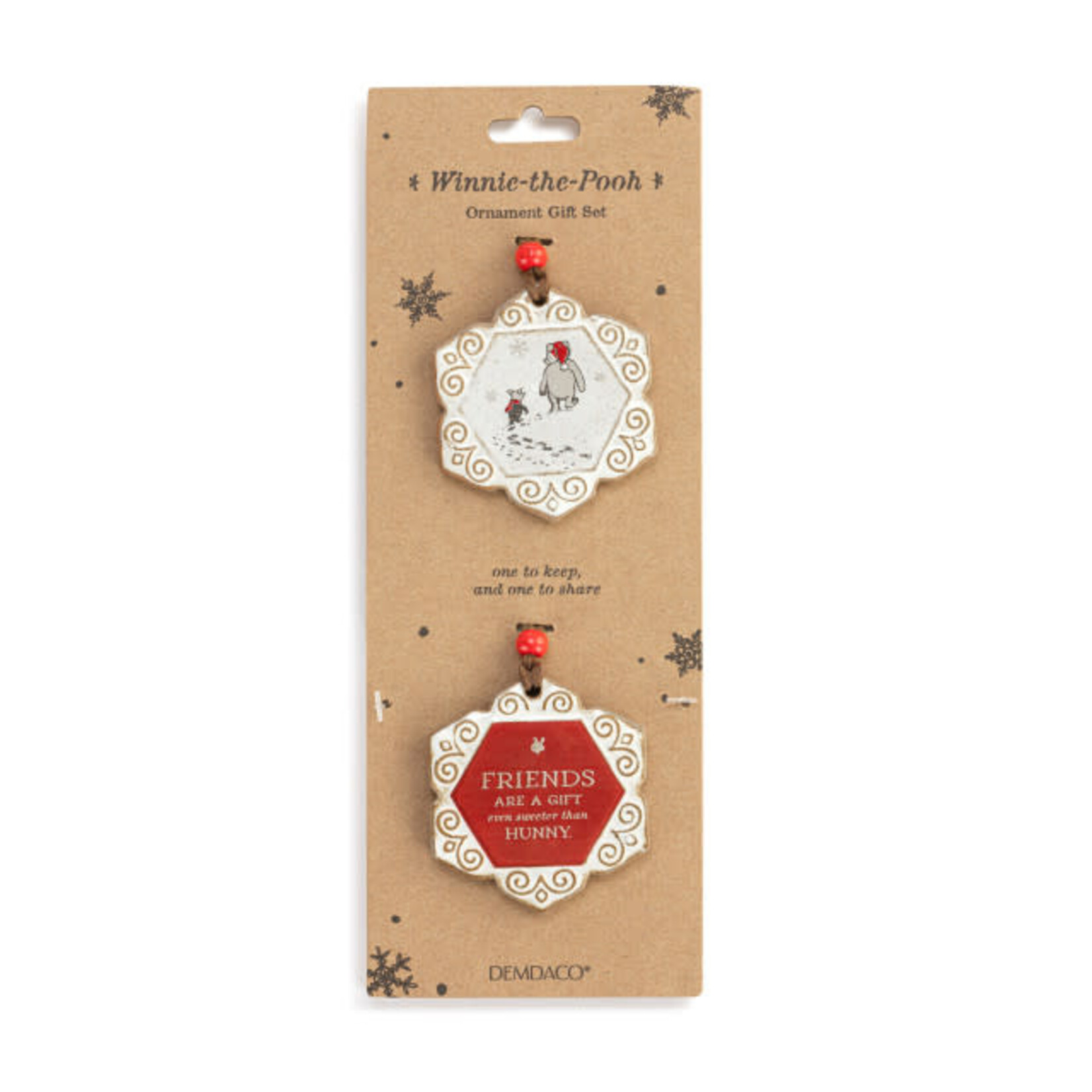 Sweeter Than Hunny One to Keep, One to Share Ornament Set