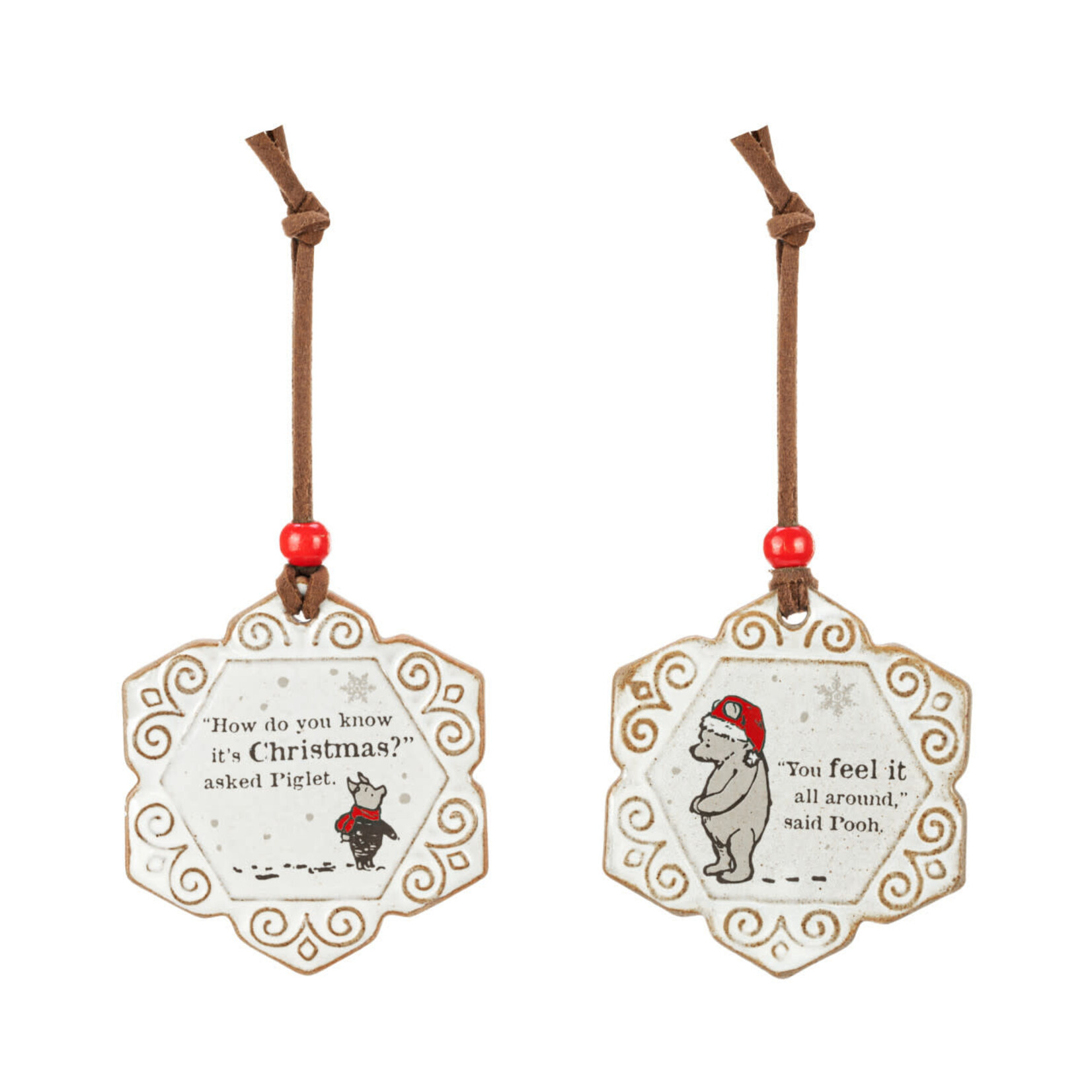 Christmas All Around One to Keep, One to Share Ornament Set