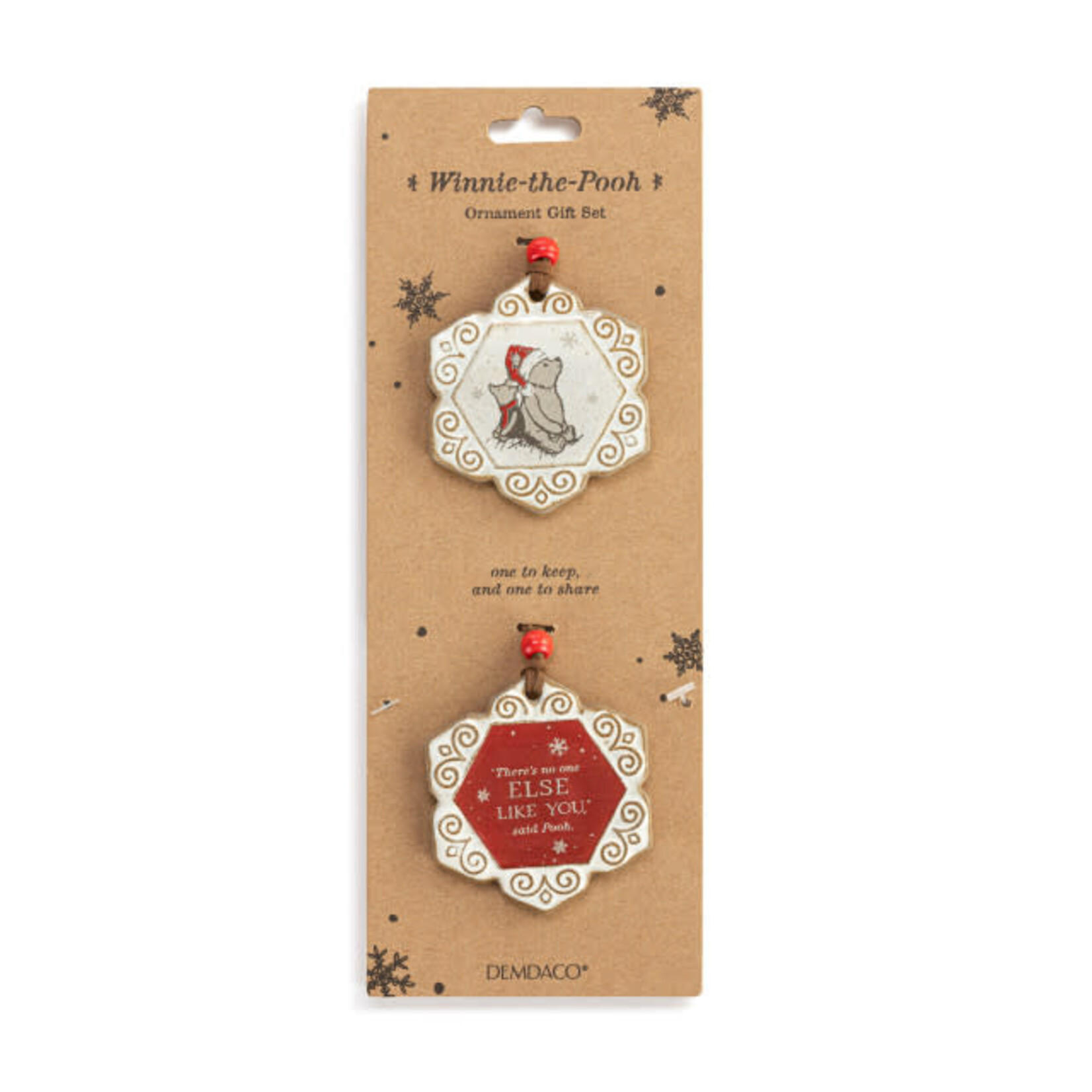 No One Like You One to Keep, One to Share Ornament Set