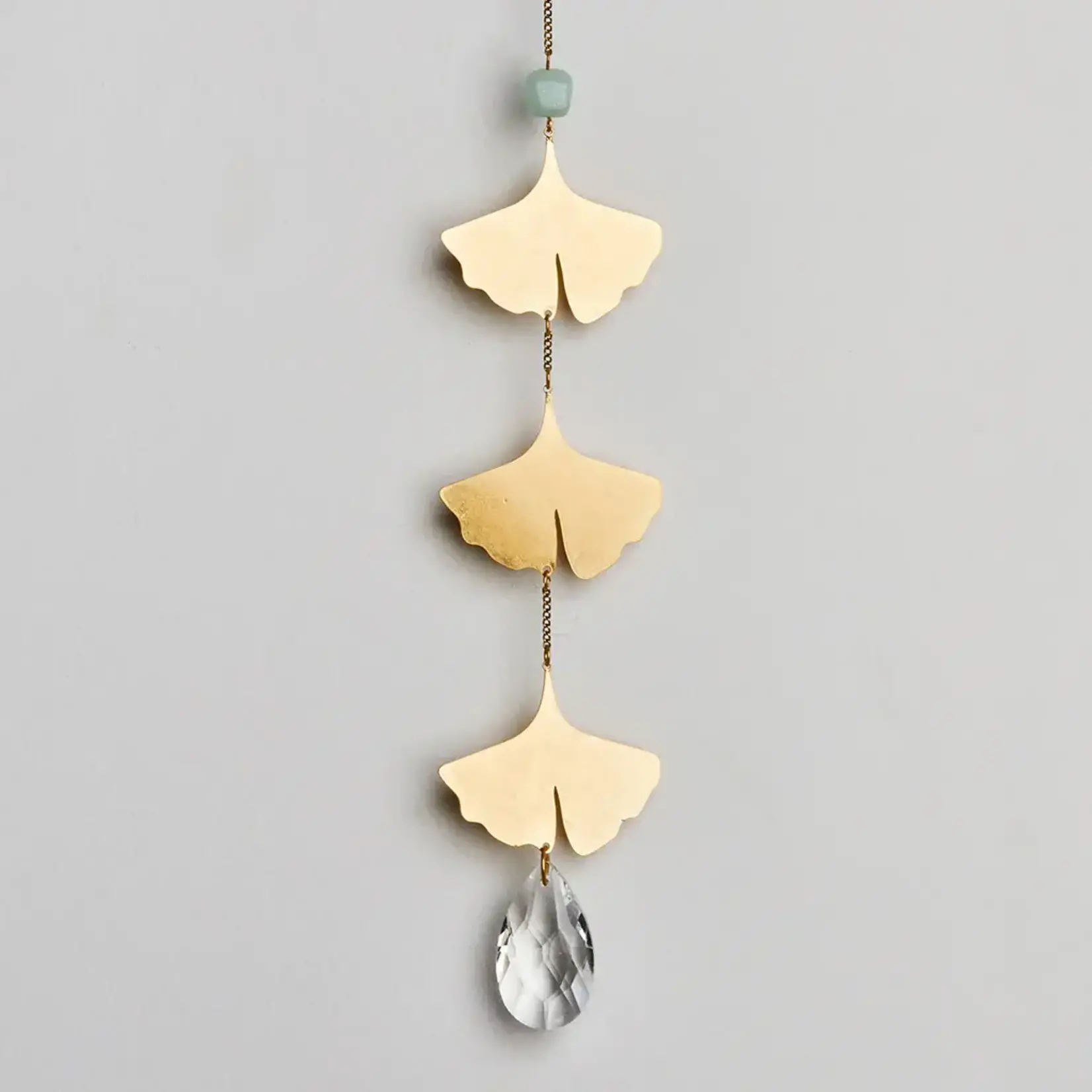 Suncatcher - Botanical Leaf/Amazonite