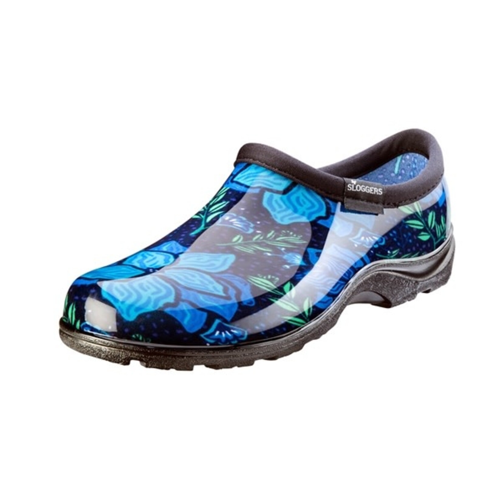 Sloggers Women's Rain & Garden Shoes - Spring Surprise Blue Size 7