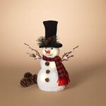 Faux-Fur Snowman