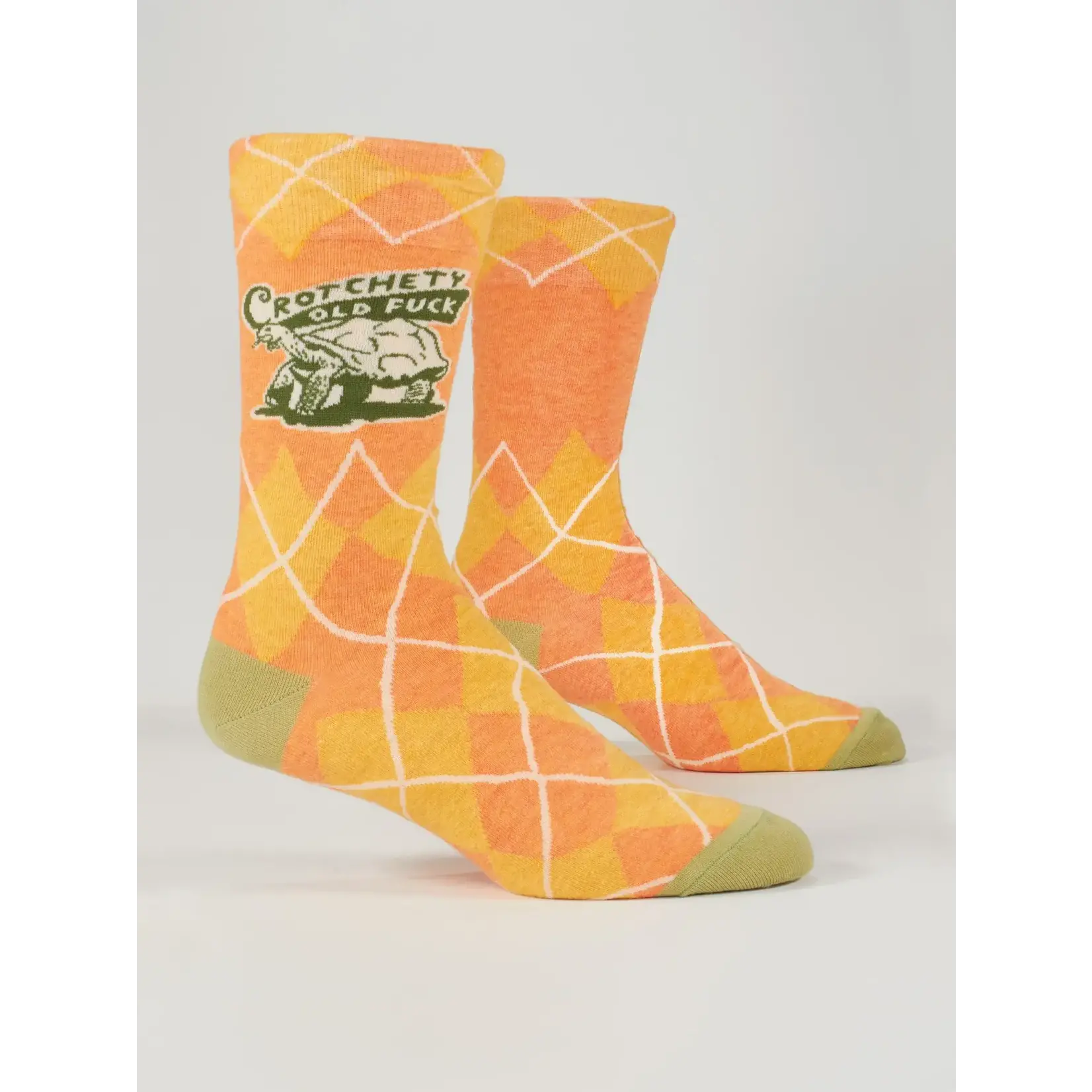 BlueQ Crotchety Old Fuck - Men's Crew Socks