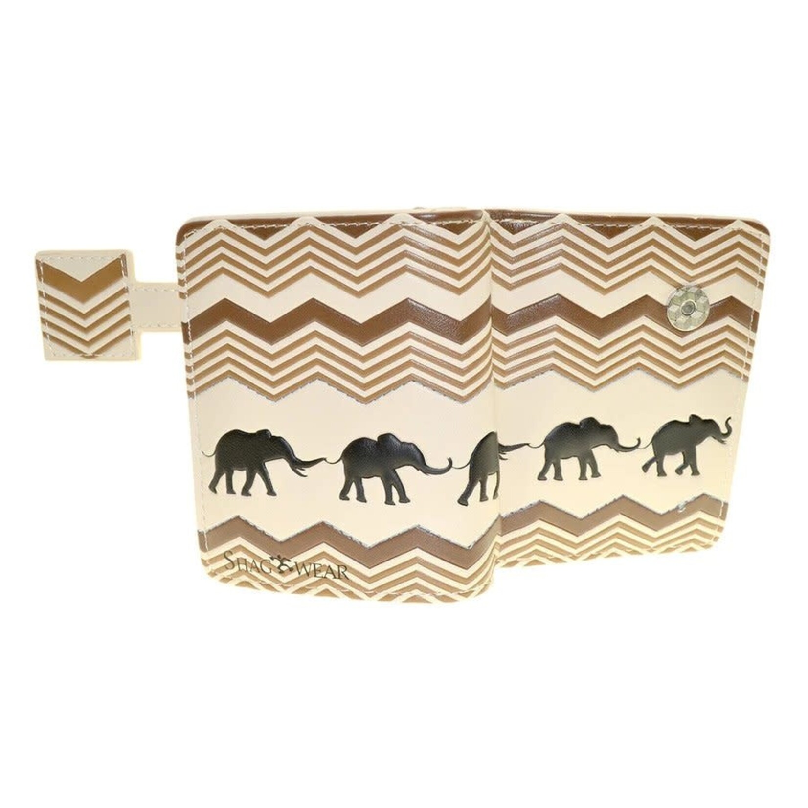 Elephant Chevron Small  Wallet