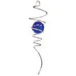 Spinfinity Crystal Spiral Tail - Silver/Cobalt Blue