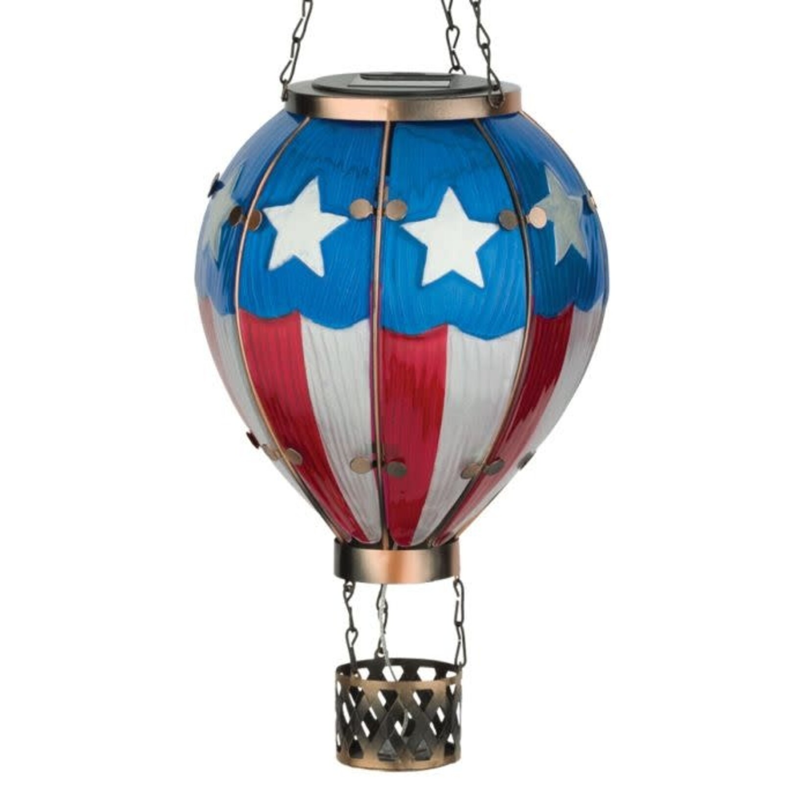 Regal Art & Gift Hot Air Balloon Solar Lantern Large - Americana