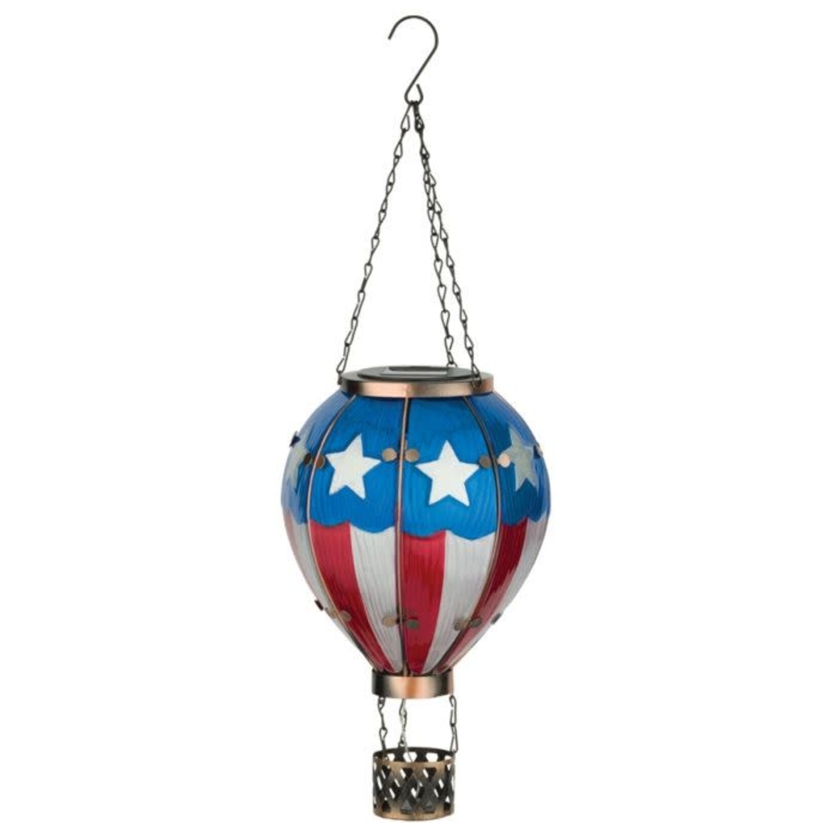 Regal Art & Gift Hot Air Balloon Solar Lantern Large - Americana