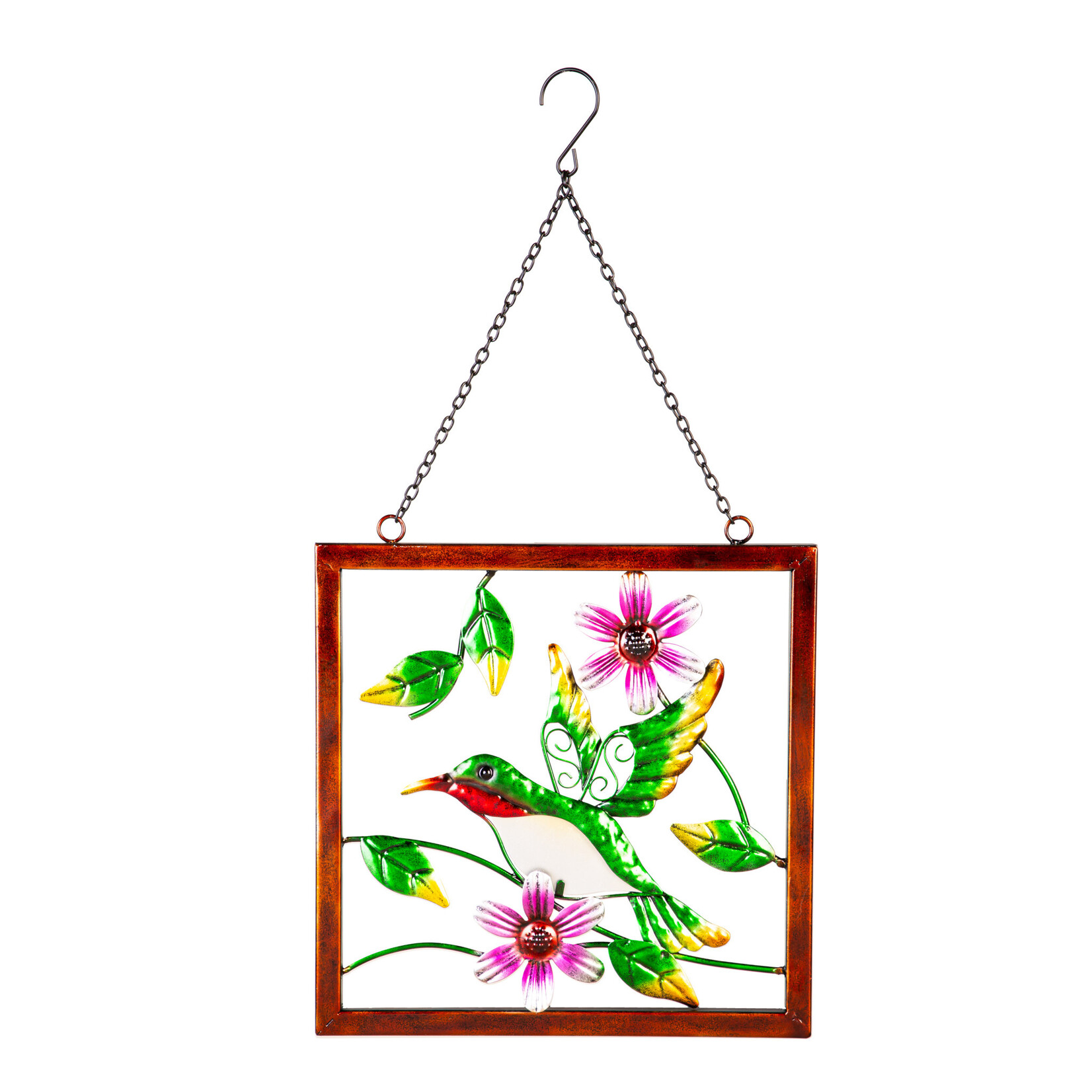 Hummingbird Stained Glass - Wall Decor