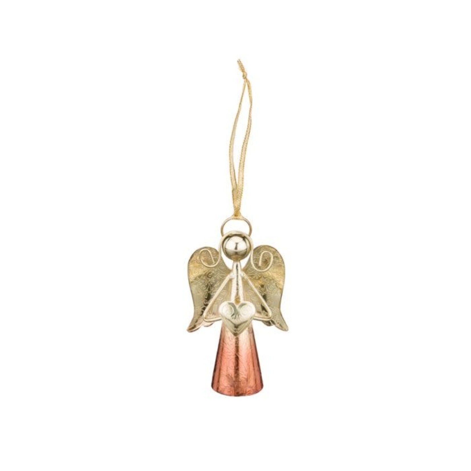 Regal Art & Gift Gold Angel Bell Copper 4"