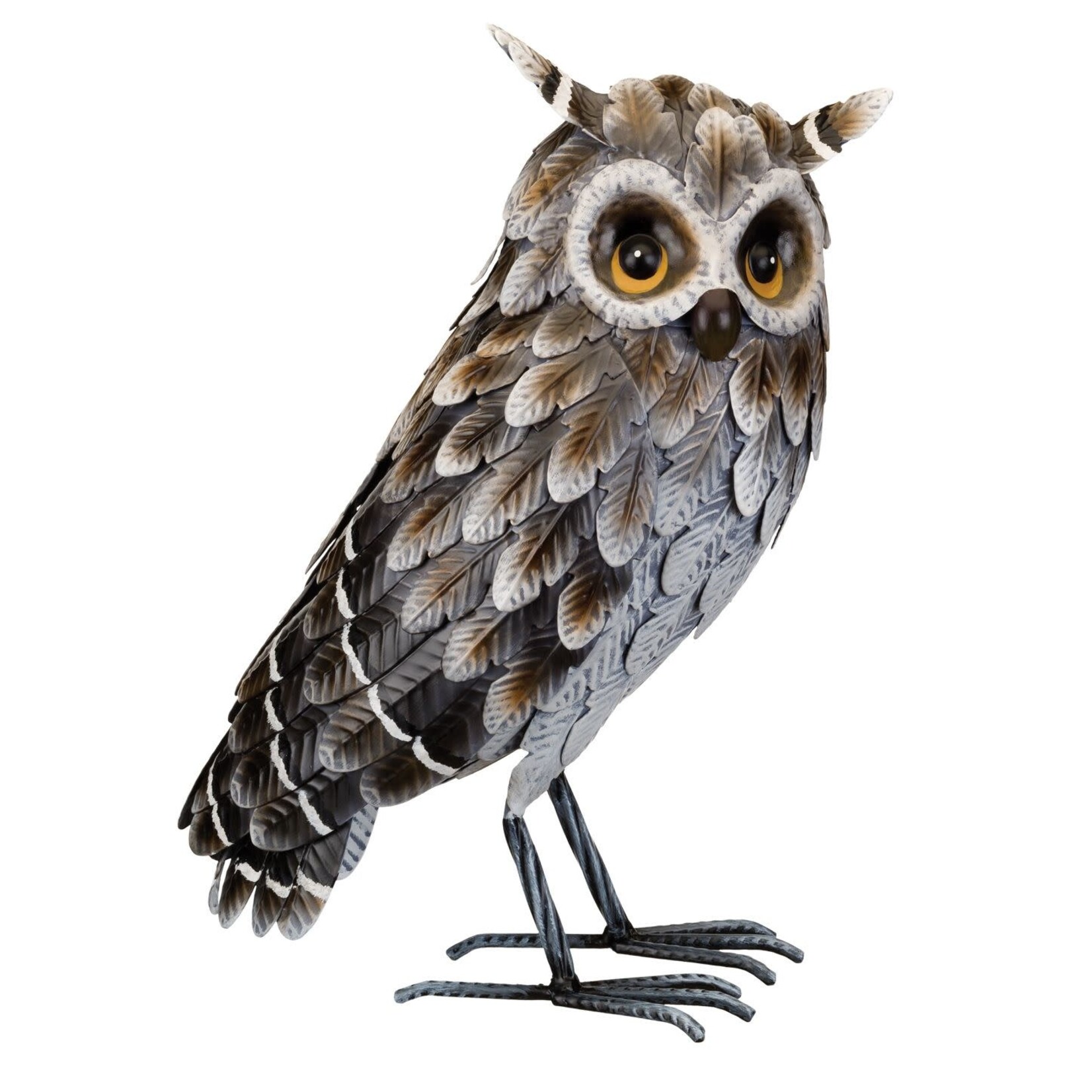 Regal Art & Gift Grey Horned Owl - Standing  Figure