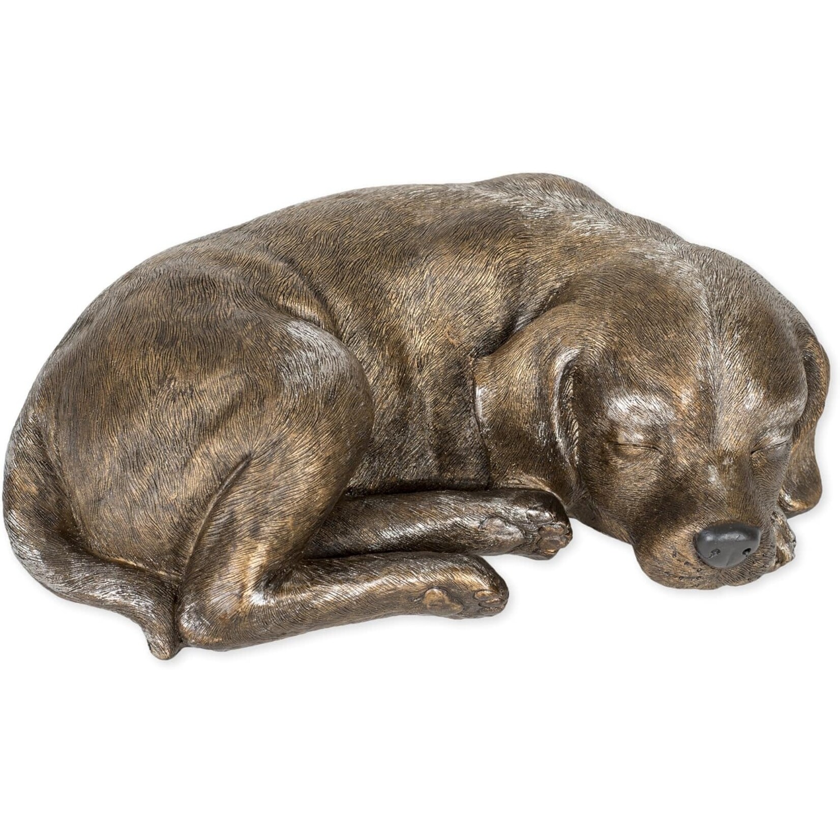 Sleeping Animal Dog - Bronze