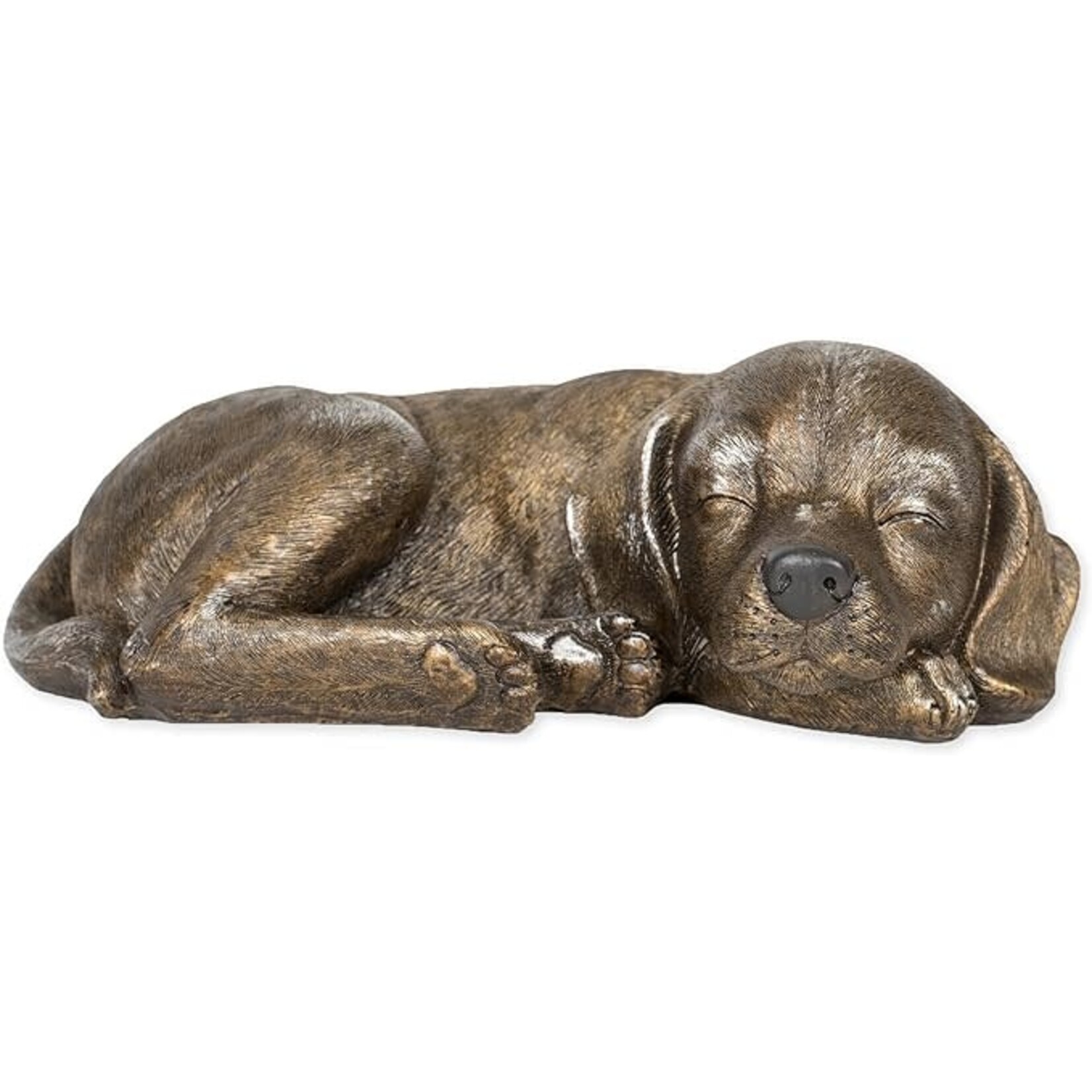 Sleeping Animal Dog - Bronze