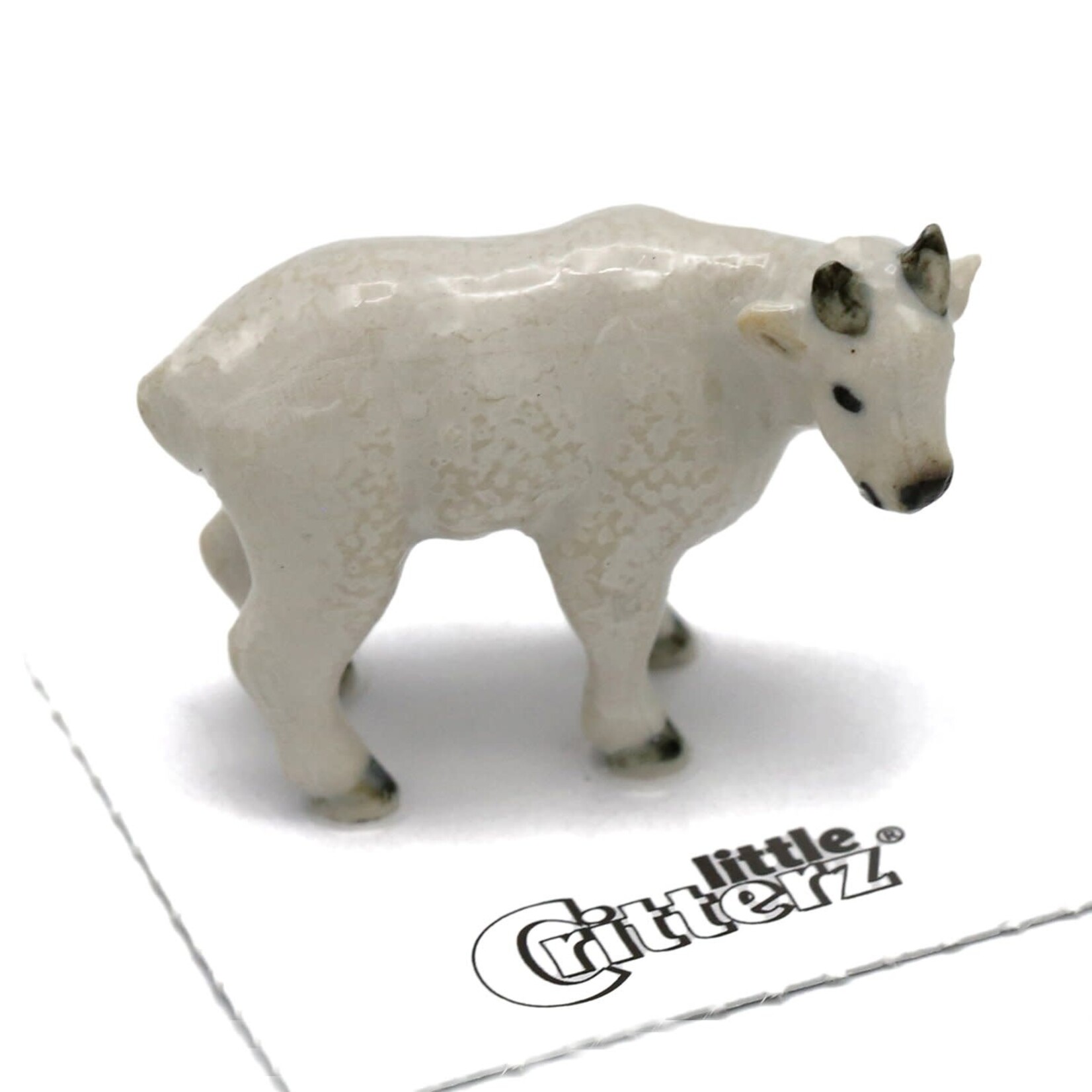 Little Critterz Goat - Miniature Porcelain Mountain Goat