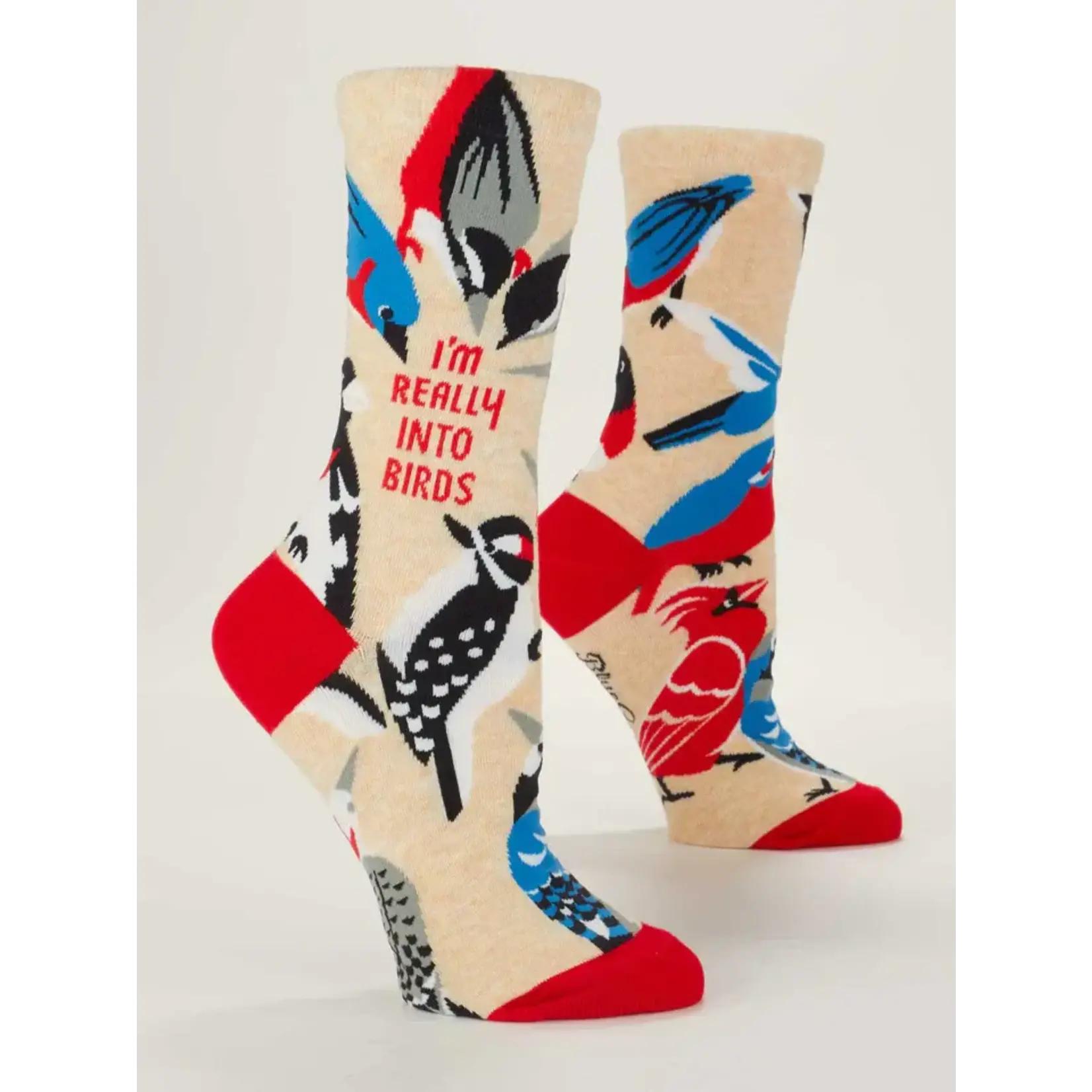 BlueQ I'm Really Into Birds - Women's Crew Socks