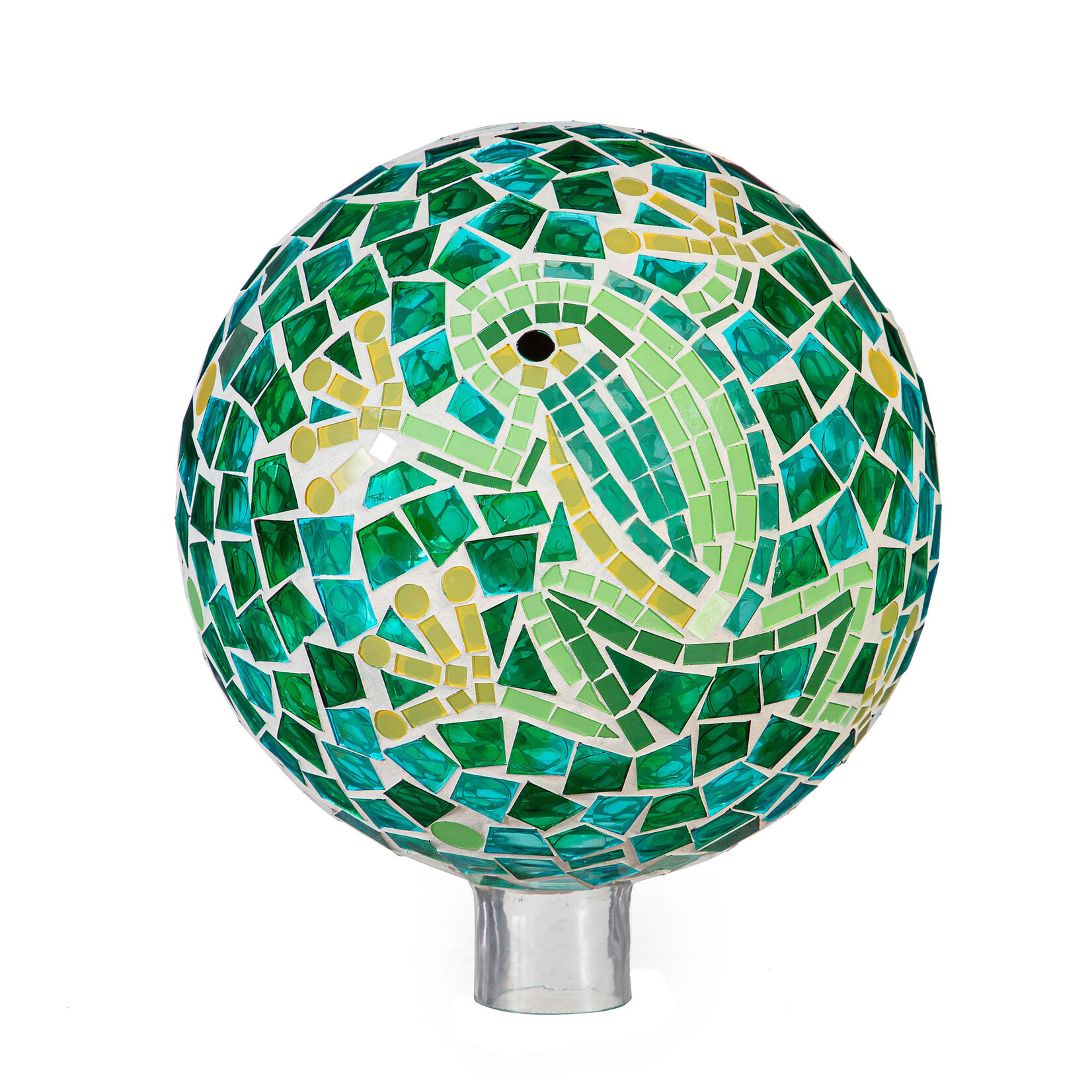 Green Frog - Mosaic Gazing Ball