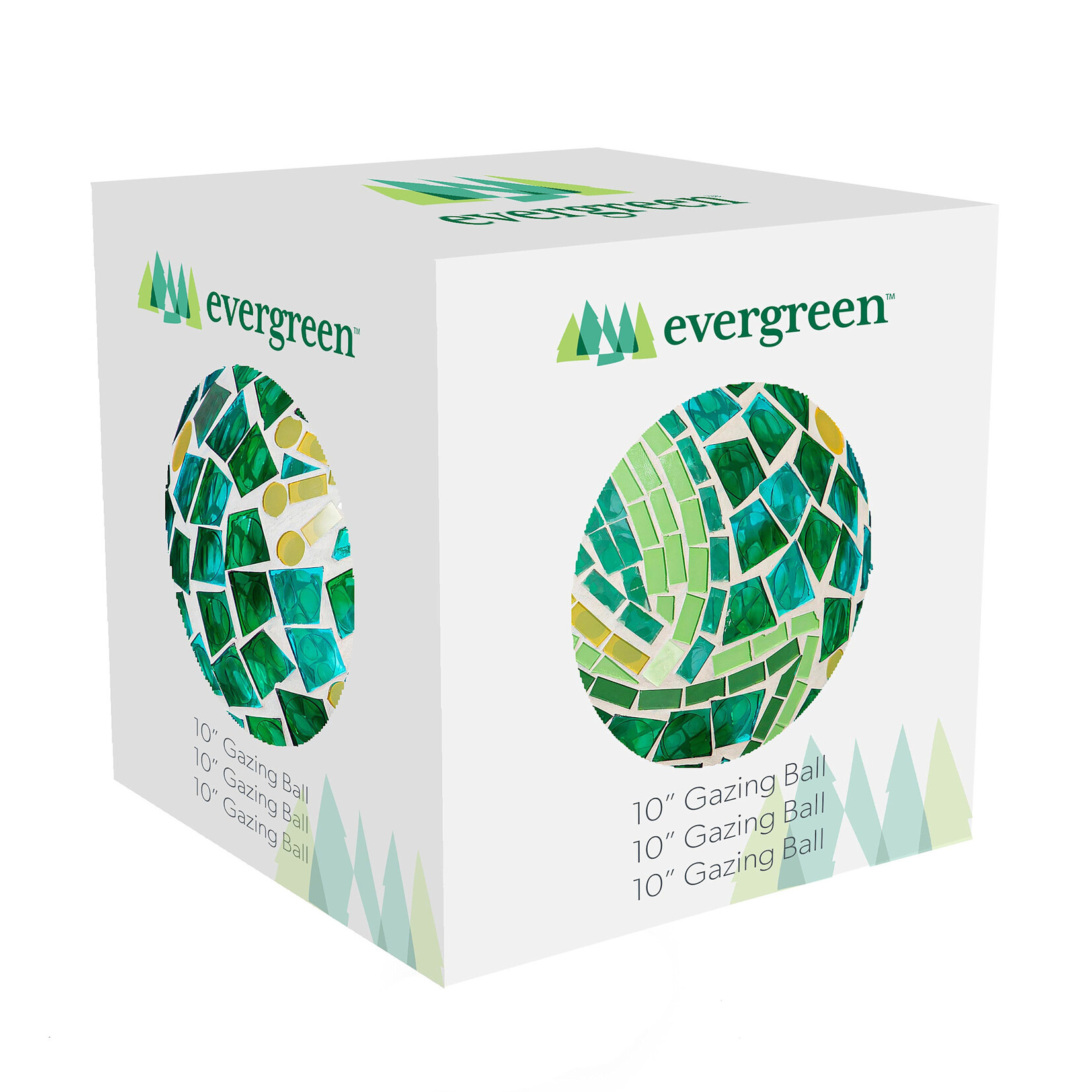 Green Frog - Mosaic Gazing Ball