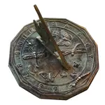 Butterfly Sundial - Solid Brass