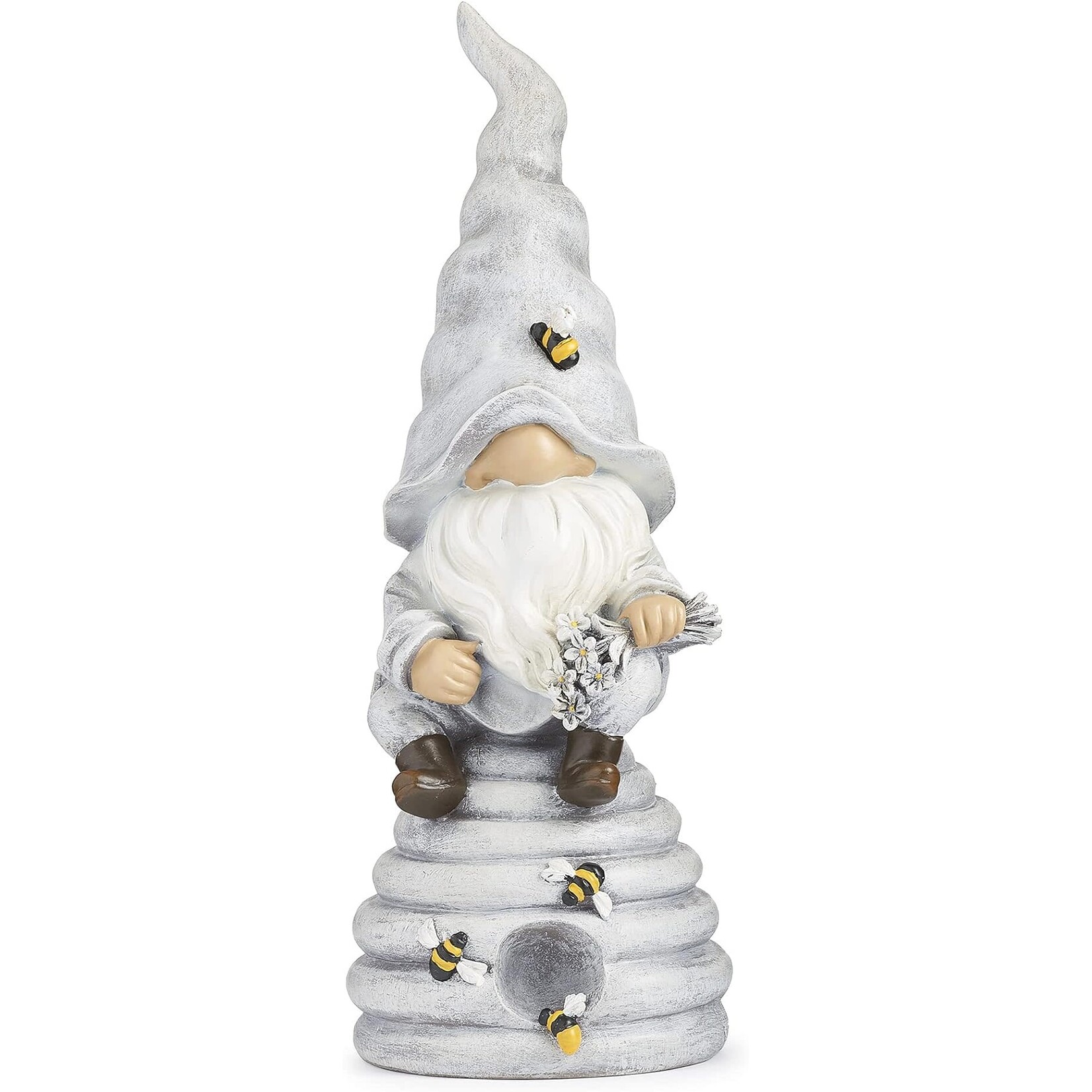 Gnome With Bee Statue