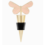 Elisabeth Hays Elisabeth Hays Pink & Gold Butterfly Bottle Stopper