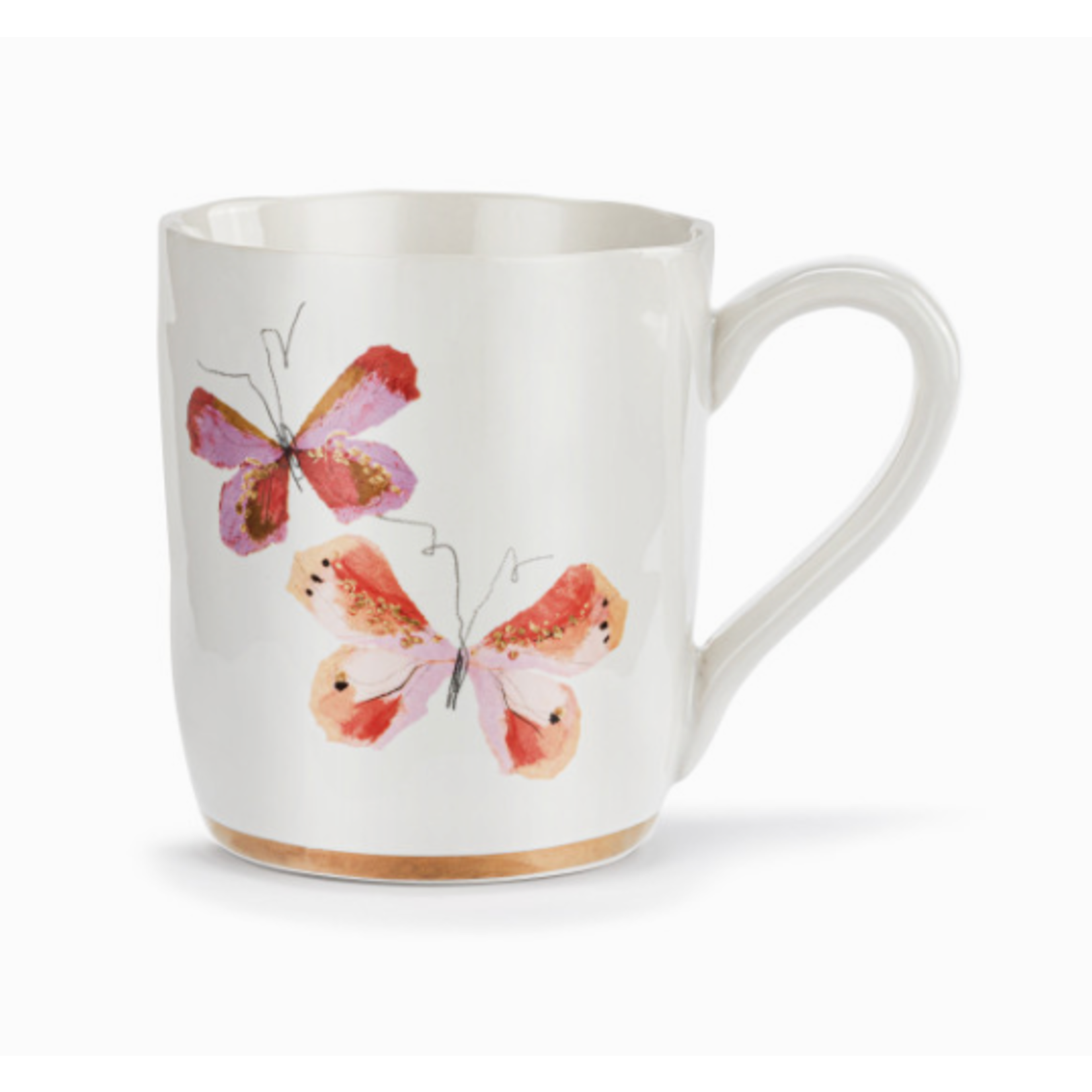 Elisabeth Hays Elisabeth Hays Pink Duo  Butterfly Mug (C8 BS)
