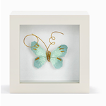 Elisabeth Hays Elisabeth Hays Blue Skies Light Blue Butterfly Shadow Box