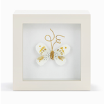 Elisabeth Hays Elisabeth Hays Love from Above White Gold Butterfly Shadow Box