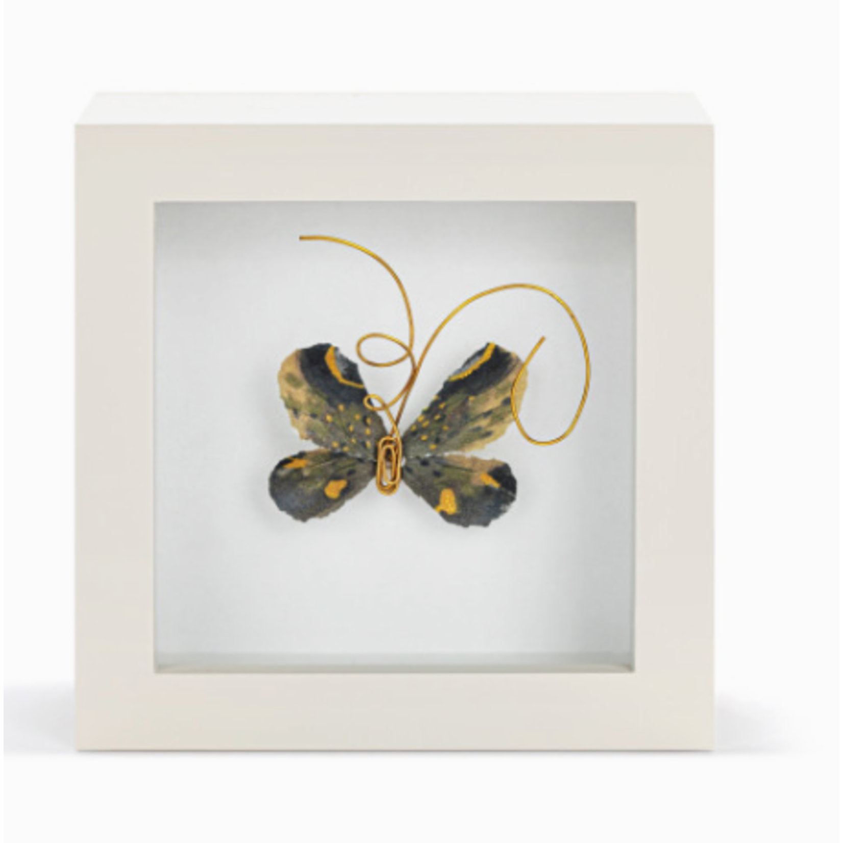 Elisabeth Hays Elisabeth Hays Heart of Gold Black Gold Butterfly Shadow Box