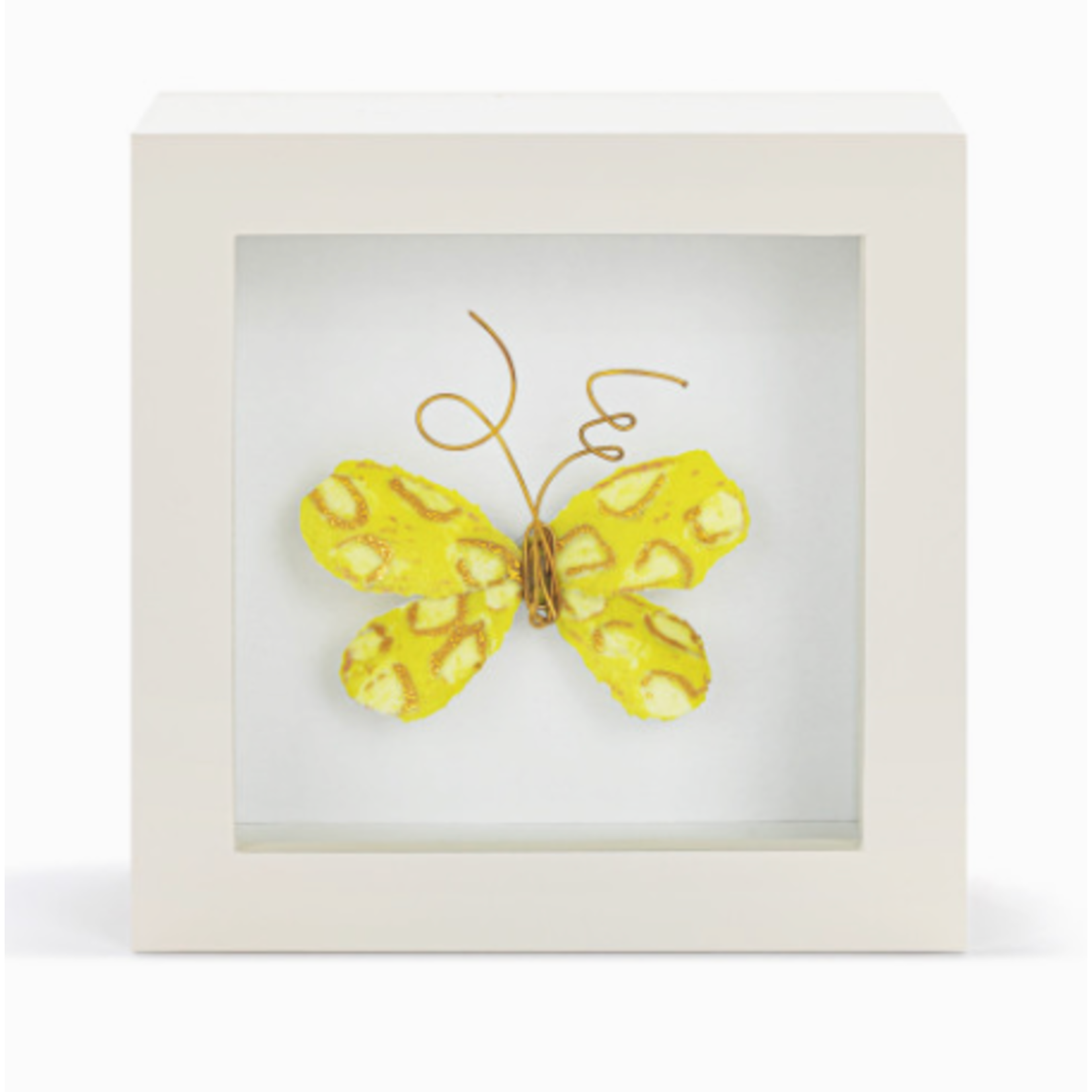 Elisabeth Hays Elisabeth Hays Always My Sunshine Yellow Butterfly Shadow Box