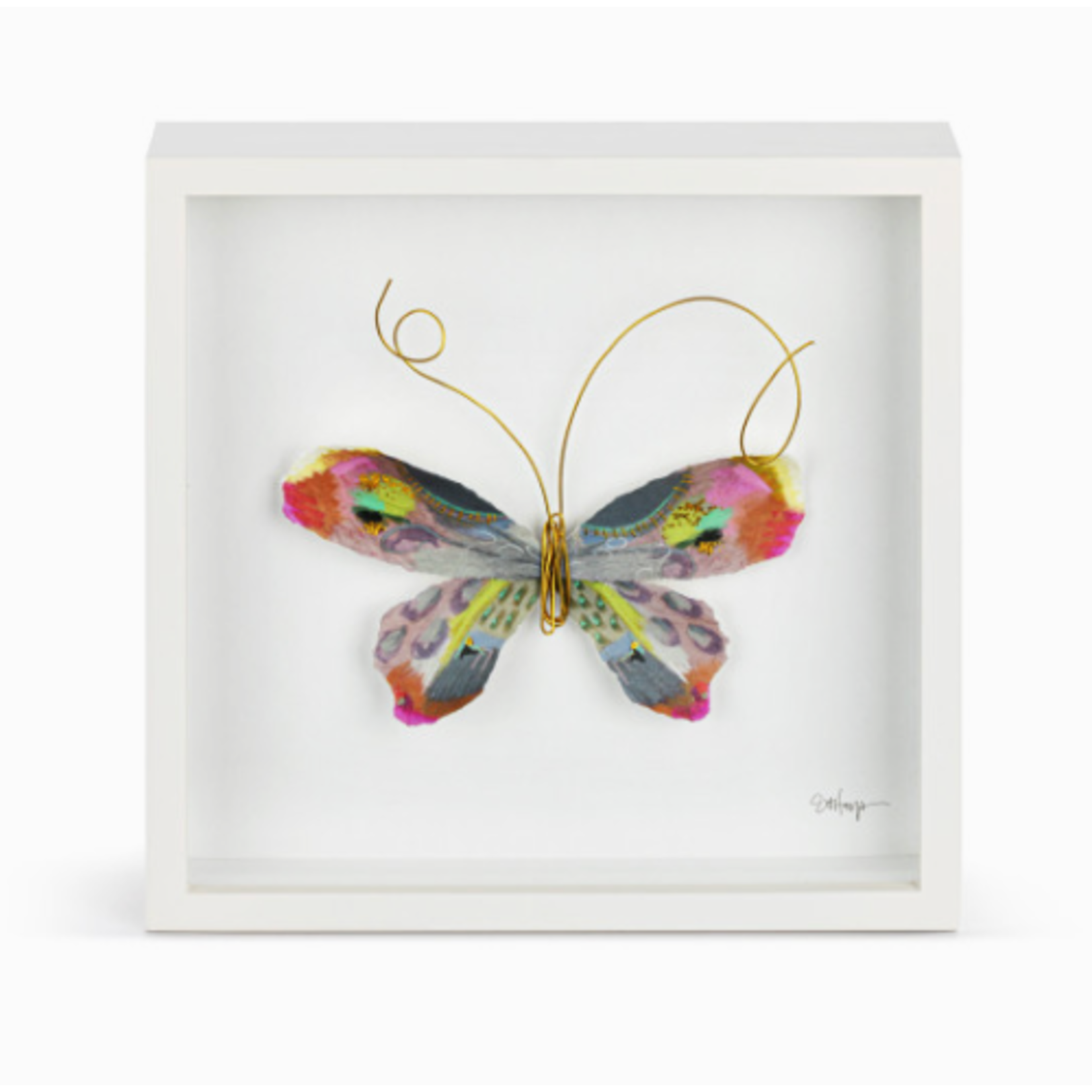 Elisabeth Hays Elisabeth Hays Multi Butterfly Wall Art 10"  square