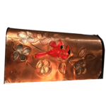 Copper Mailbox Round  Cardinal