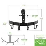 Achla Designs 4 Hook Iron Bracket