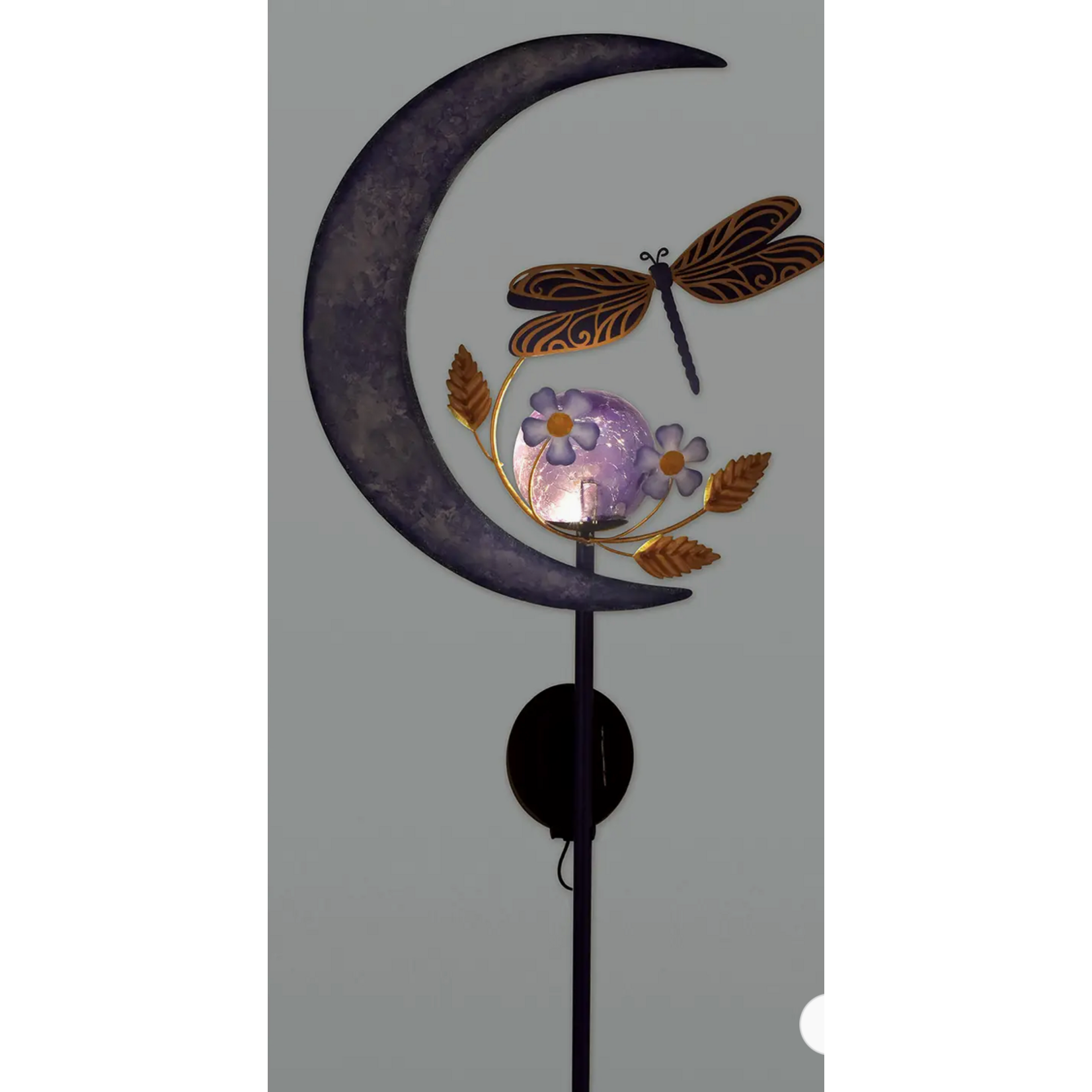 Dragonfly Moon Solar Stake