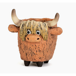 Cohasset Gift & Garden Dougal the Highland Cow Blobhouse Planter