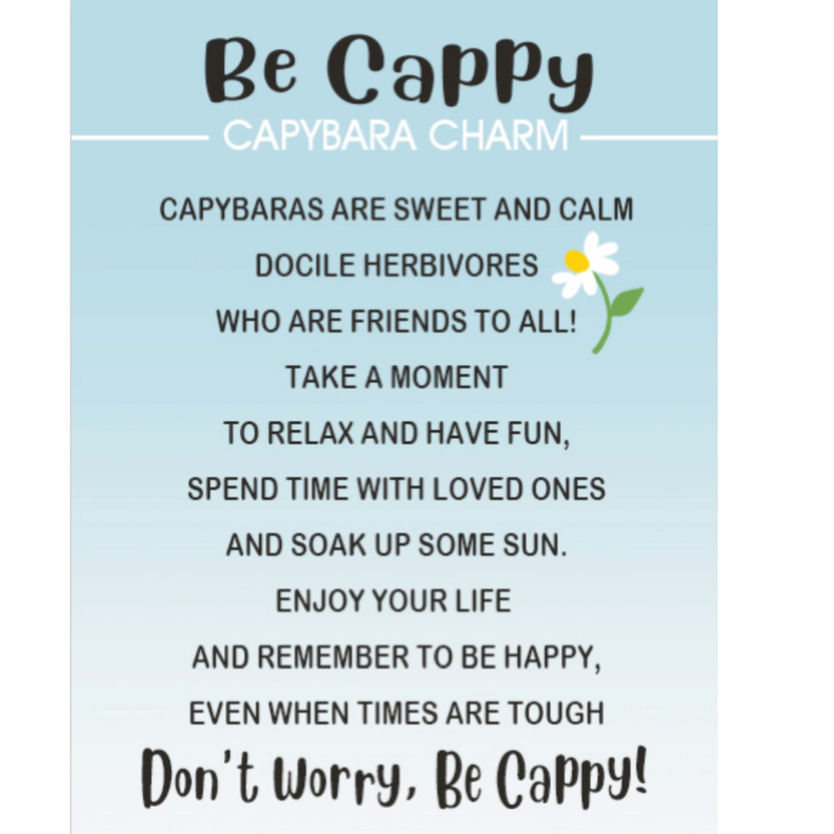 Ganz Be Cappy Capybara Charms