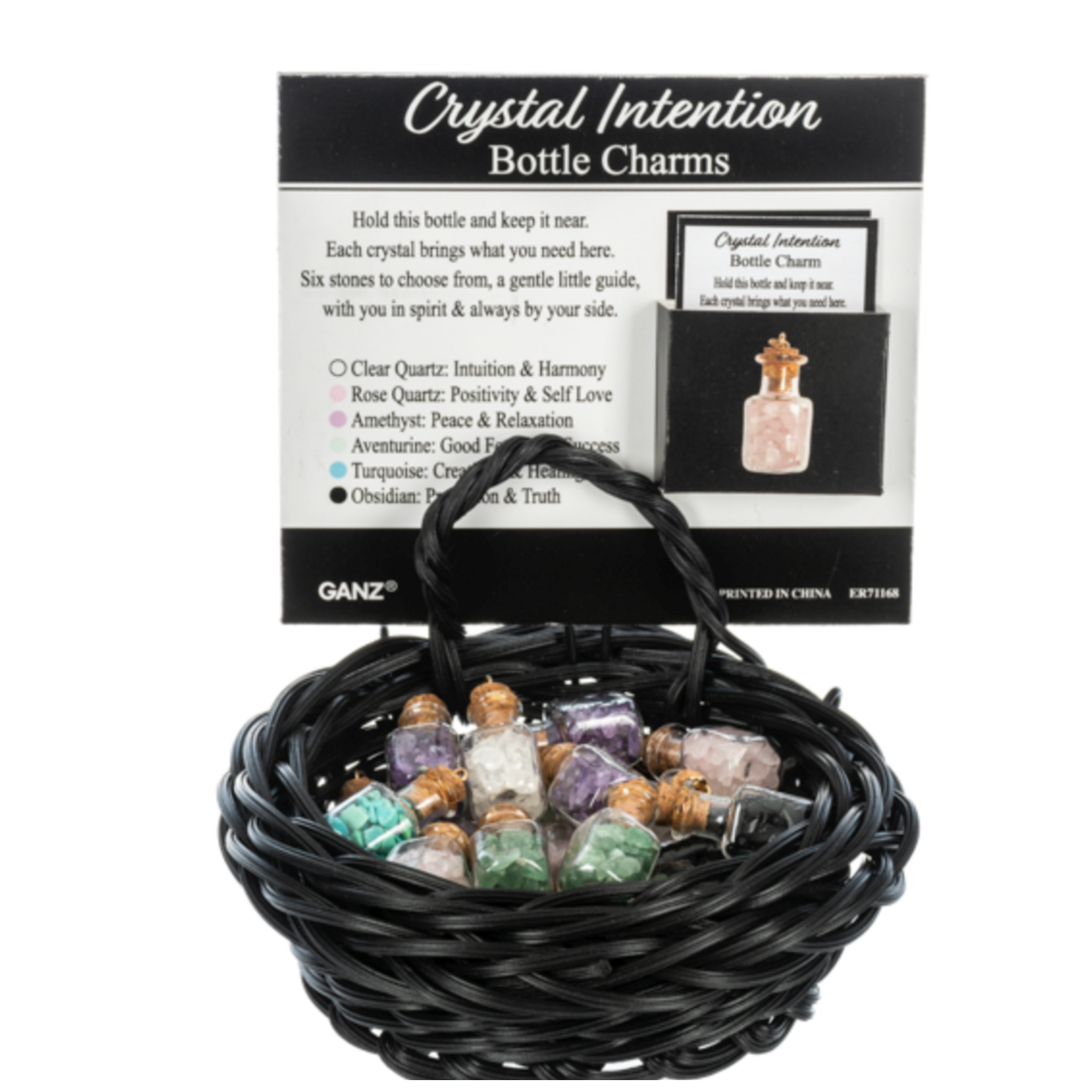 Ganz Crystal Intention Bottle Charms