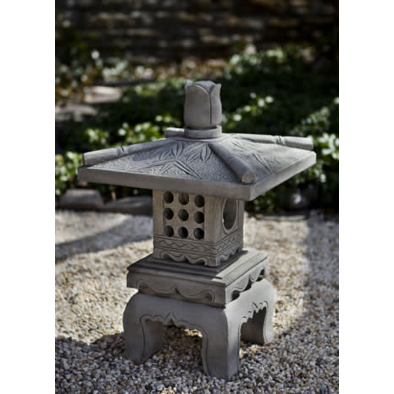 Campania Bamboo Pagoda -Cast Stone