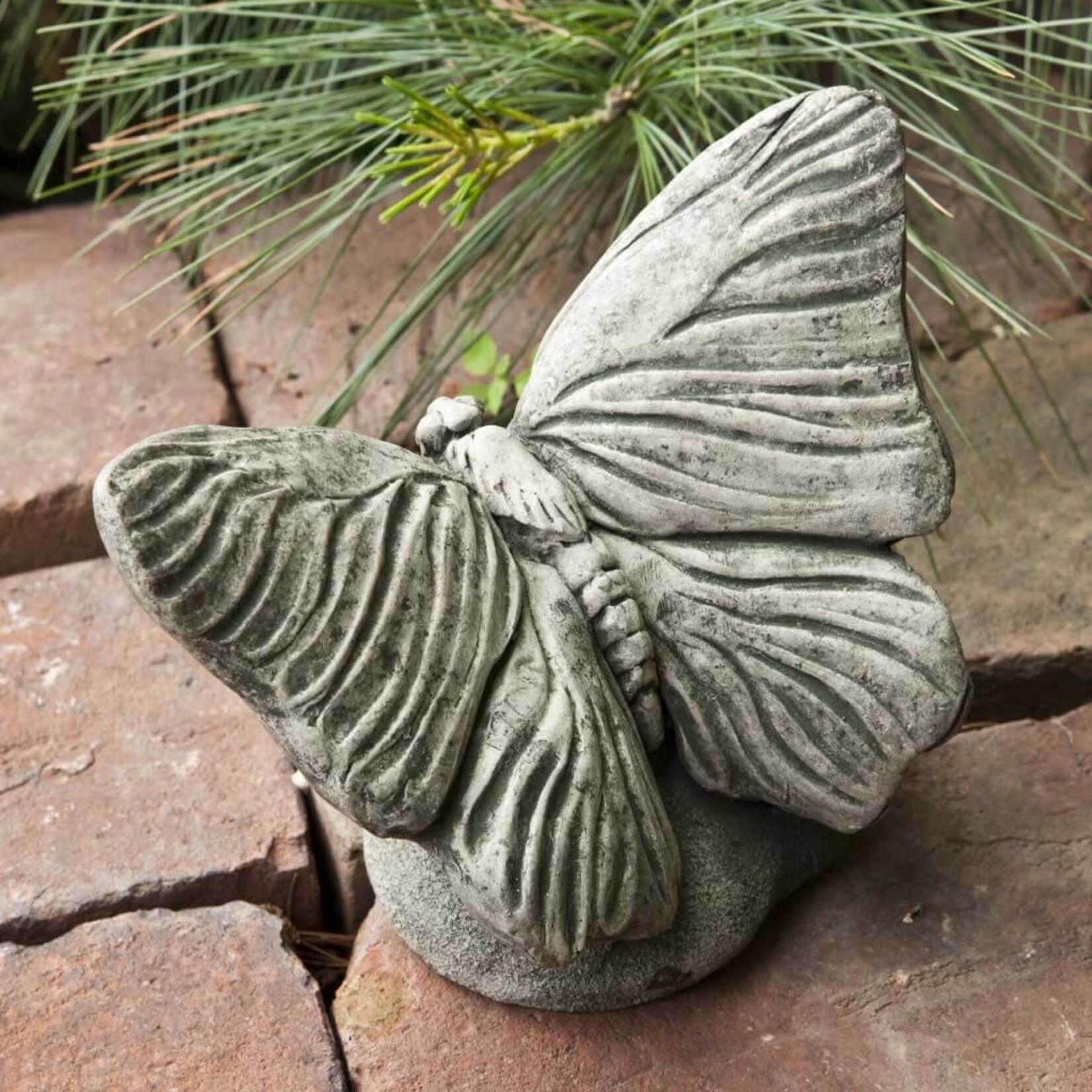 Campania Butterfly Statue-Cast Stone