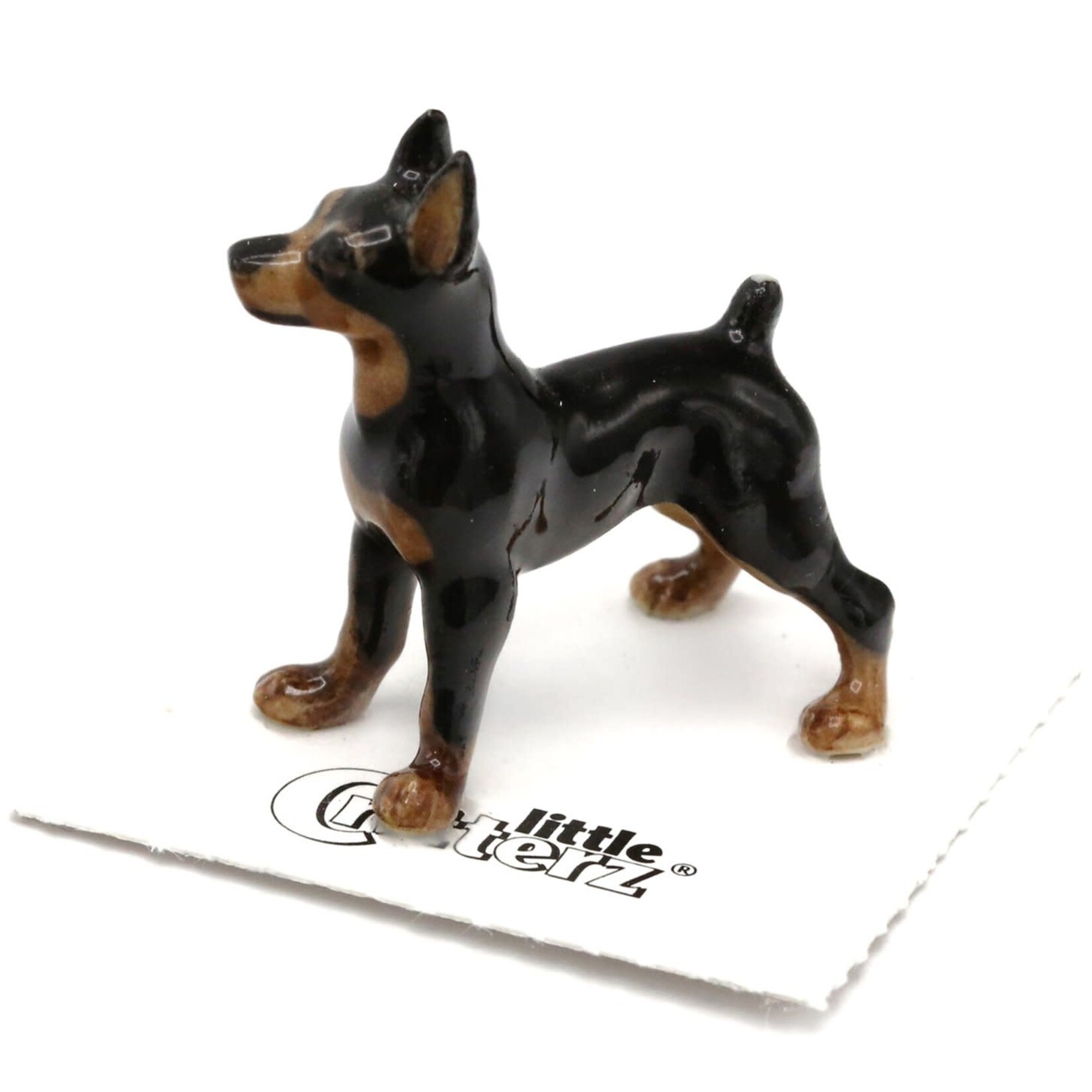 Little Critterz Dogs - Porcelain MinPin Figurine