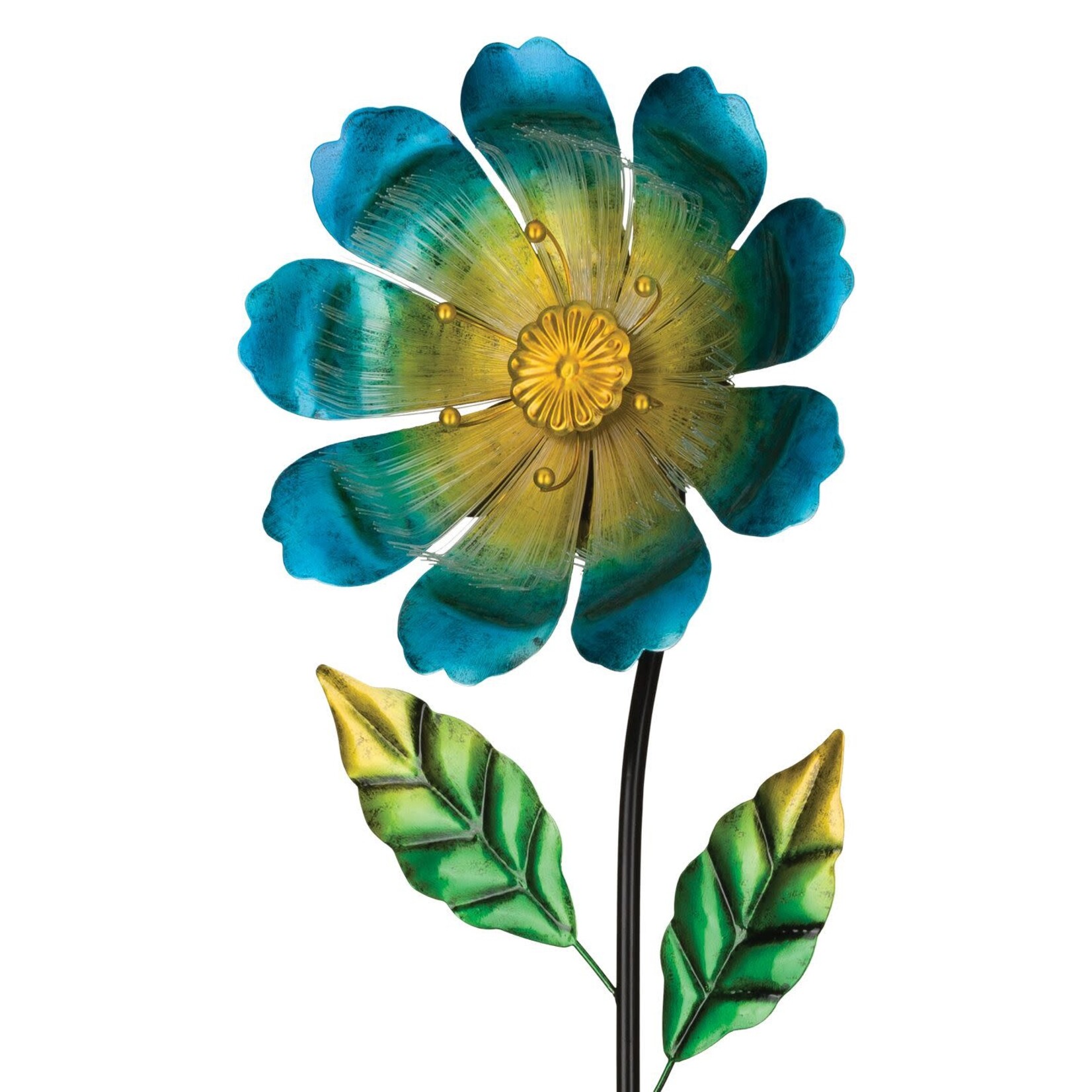 Regal Art & Gift Flower Burst Solar Stake - Blue