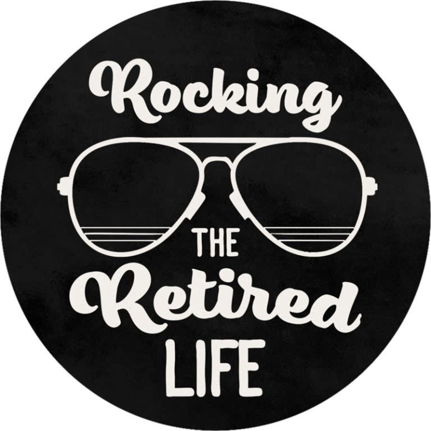 Retired Life Car Coaster