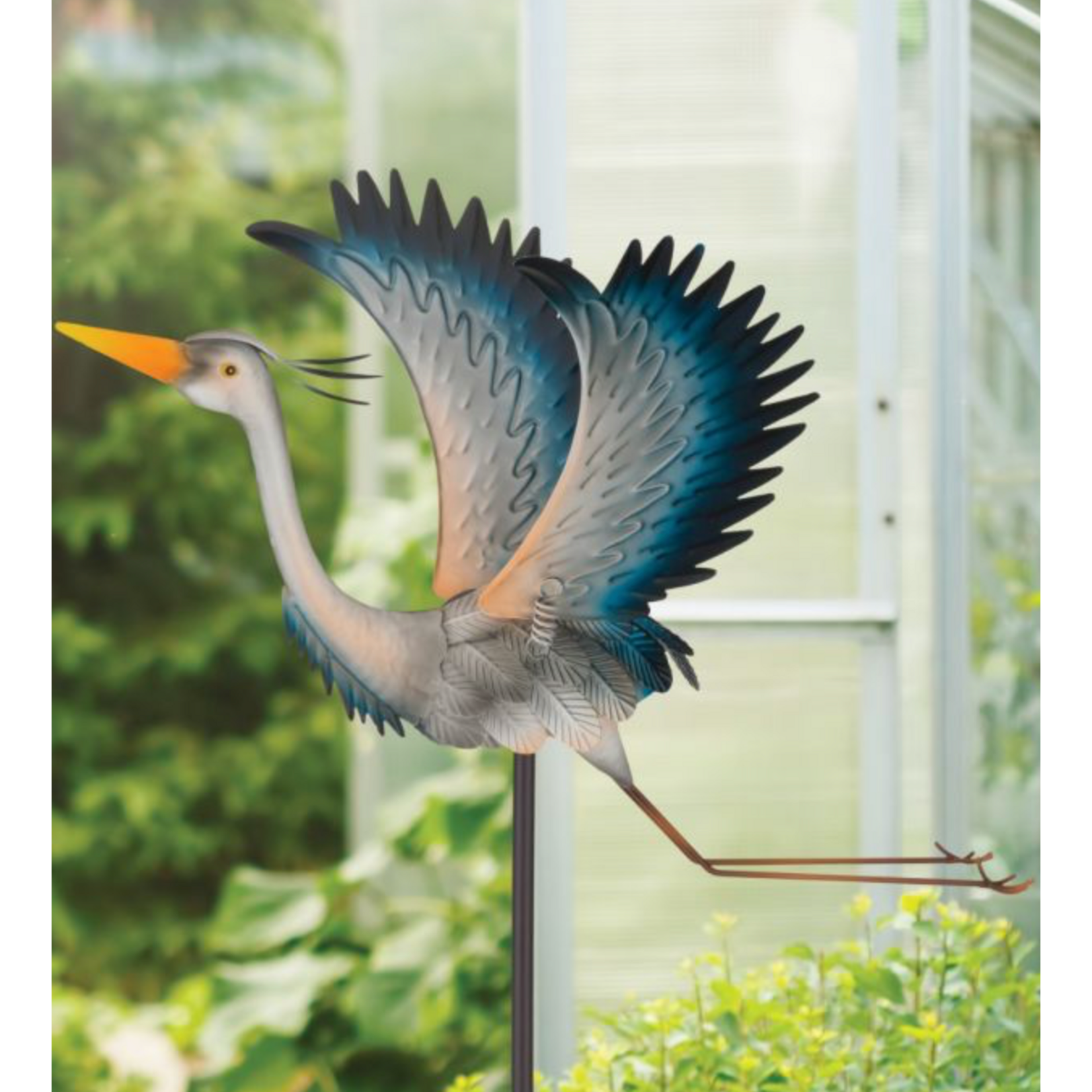 Regal Art & Gift Bird Jiggly Stake - Heron