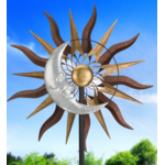 Regal Art & Gift Sun  & Moon Wind Spinner 26"
