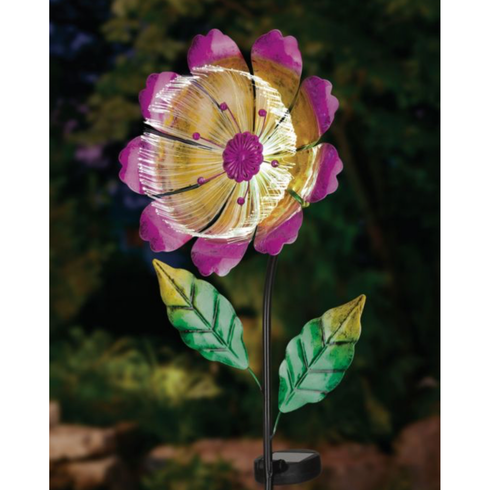 Regal Art & Gift Flower Burst Solar Stake - Yellow